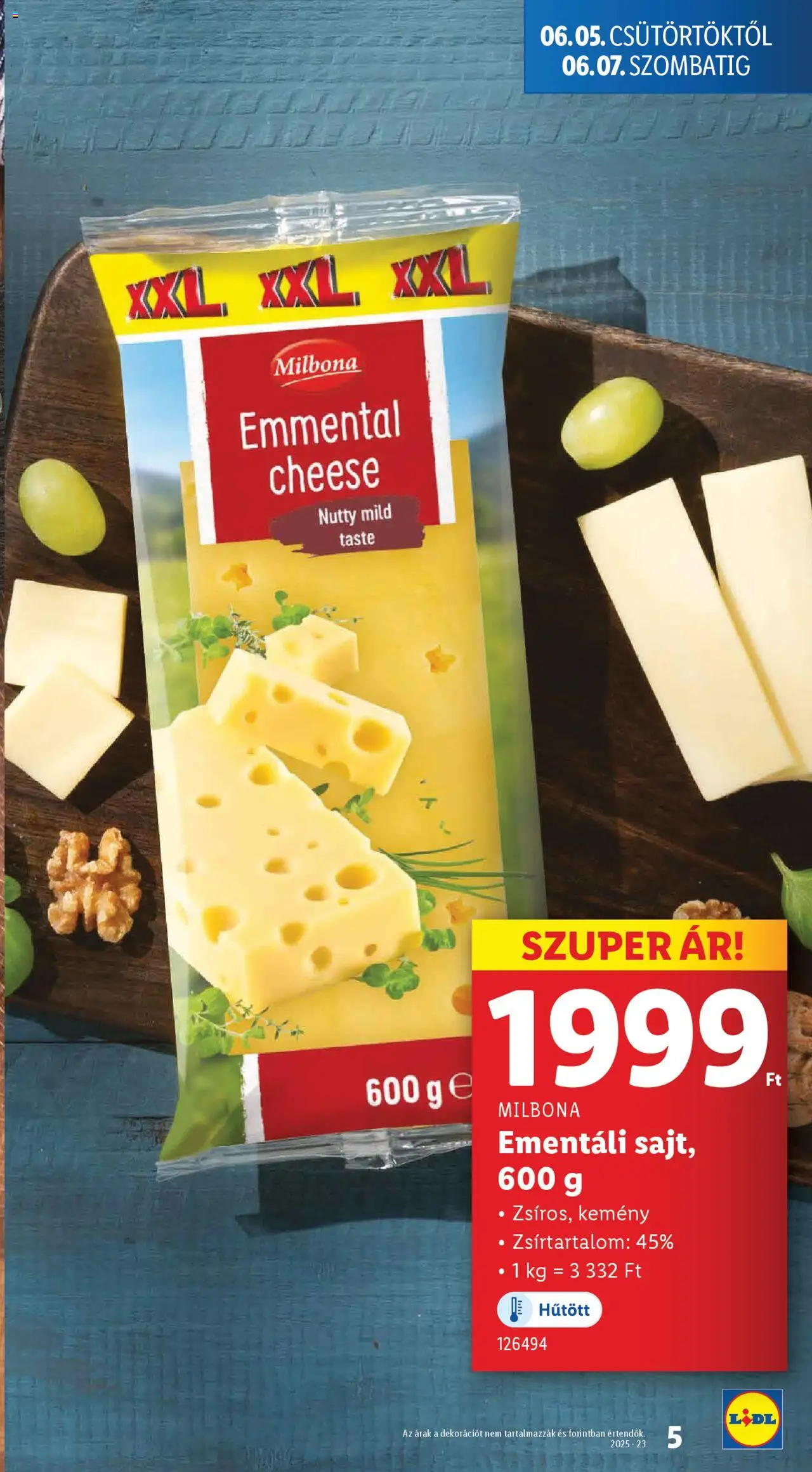 Lidl akciós ujság - amely érvényes a következő dátumtól: 05.06.2025 | Oldal: 5
