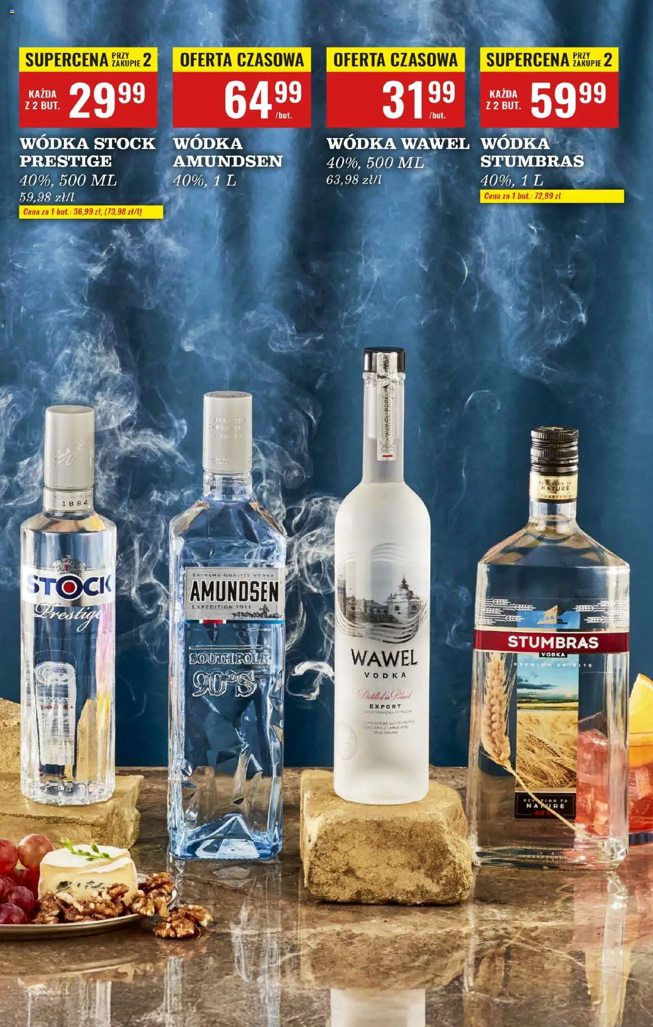 Biedronka gazetka - Czas na toast od 06.10.2025 | Strona: 21 | Produkty: Wódka Stock, Wódka Stumbras, Vodka, Wódka
