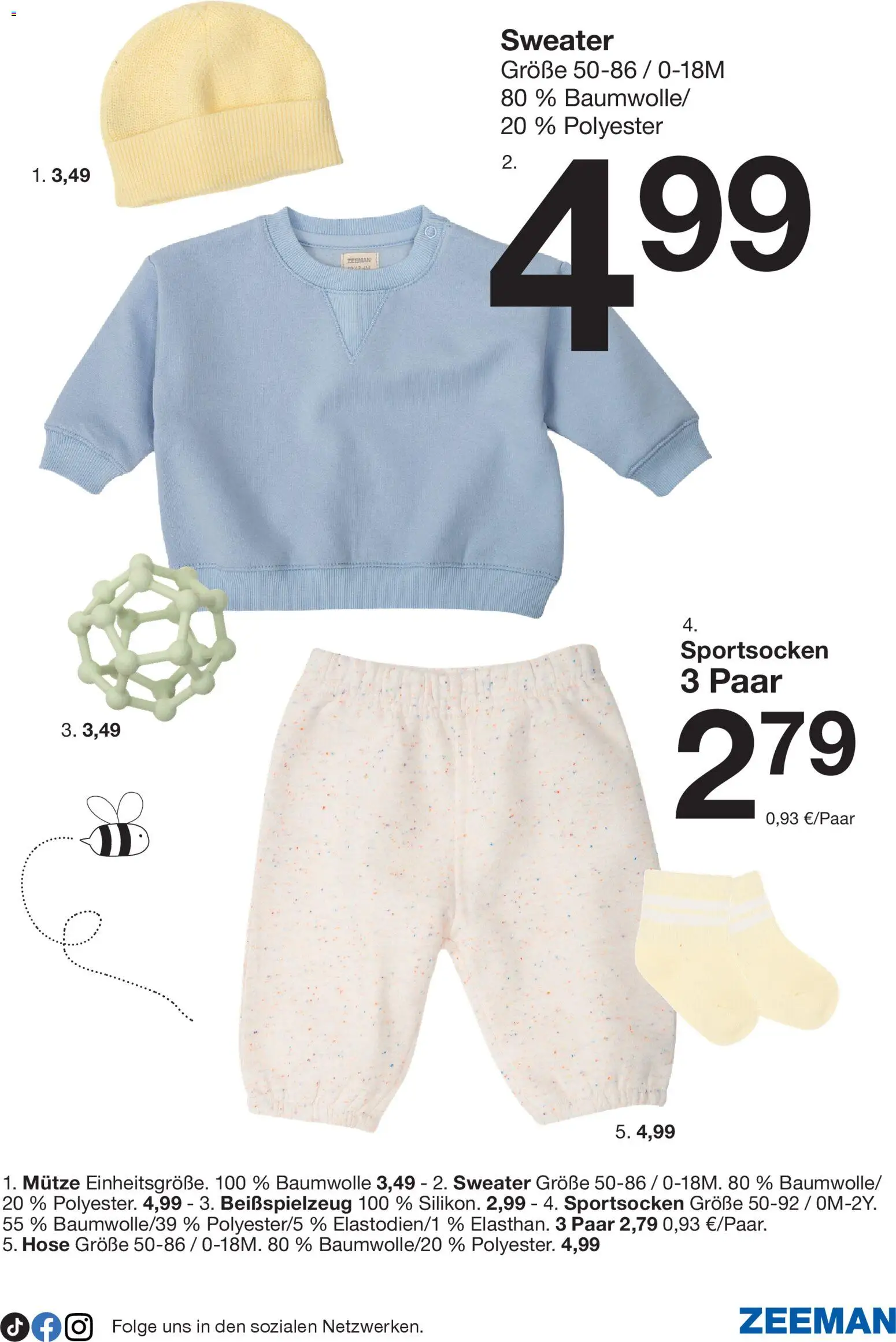 Zeeman Prospekt 	 – gültig ab 14.03.2026 | Seite: 13 | Produkte: Hose