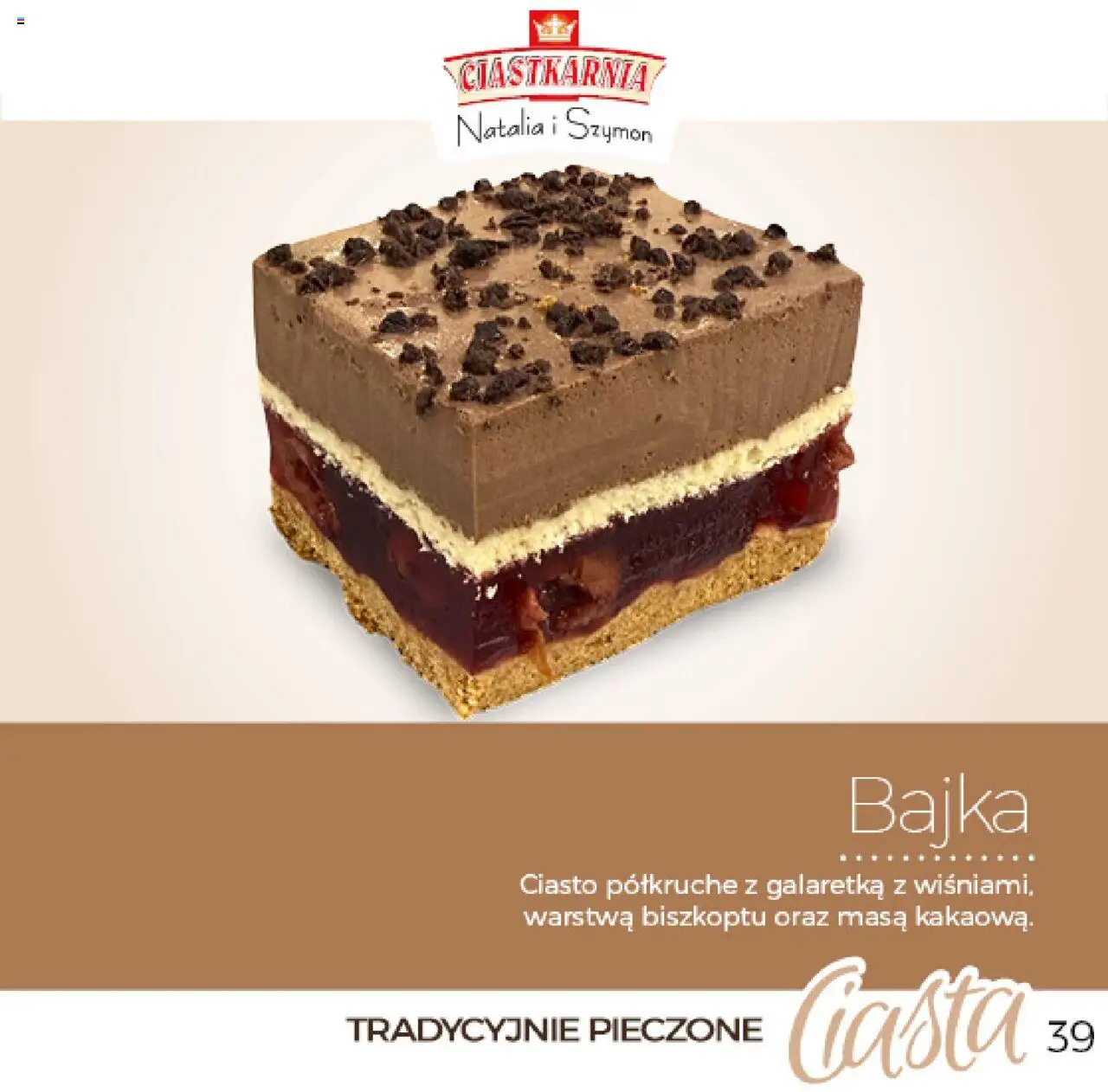Topaz Gazetka - Ciast od 04.06.2025 | Strona: 39 | Produkty: Ciasto