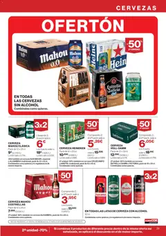 Vista previa Supercor folleto válido desde el 07.01.2026 | Página: 29 | Productos: Cerveza sin alcohol, Cerveza, Té, Σπανάκι