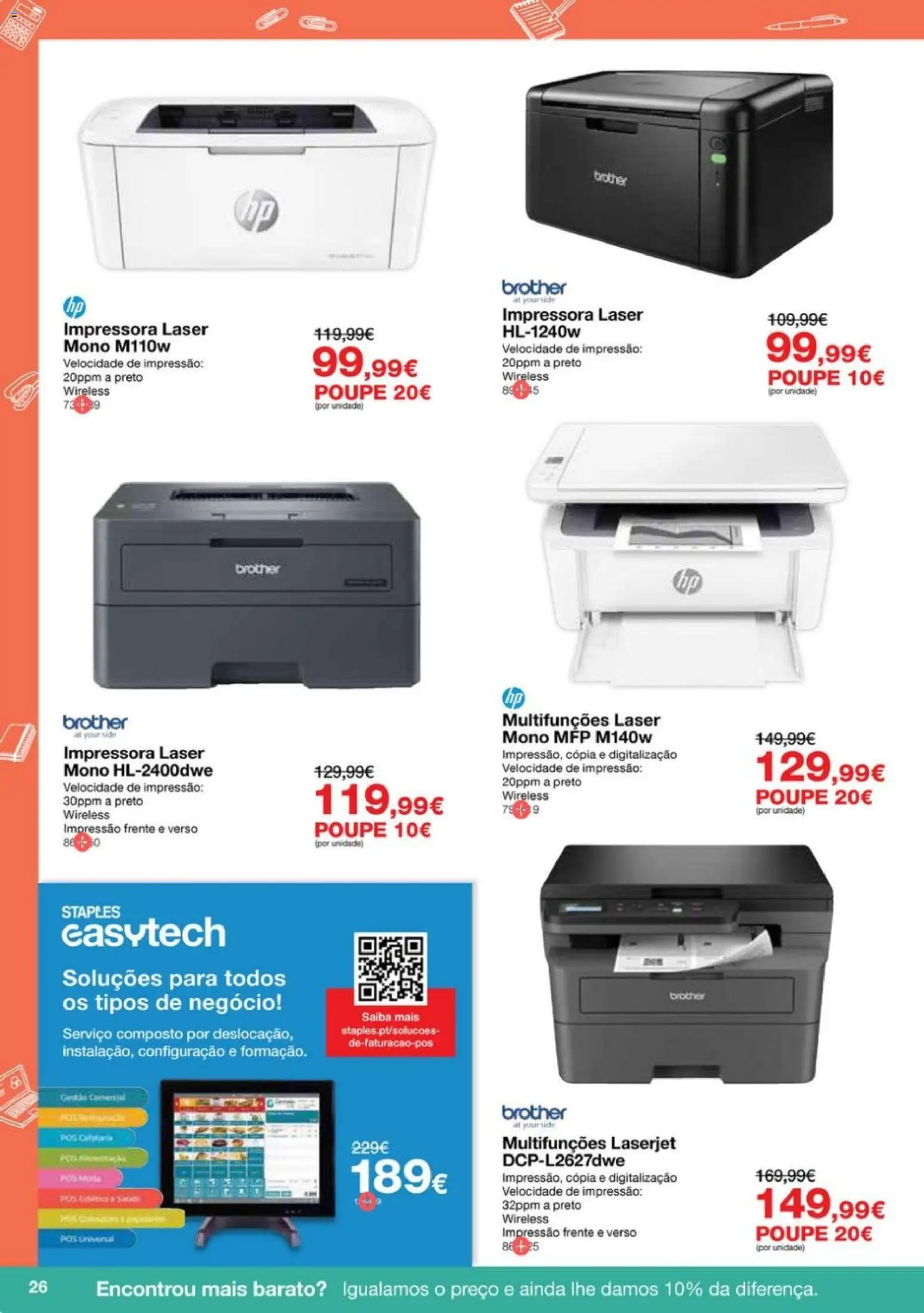 Staples - Folheto Regresso ao Escritório 2026 │ válido de 05.01.2026 | Página: 26 | Produtos: Impressora