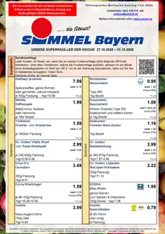 Simmel - Bayern ab 27.10.2025 gültig