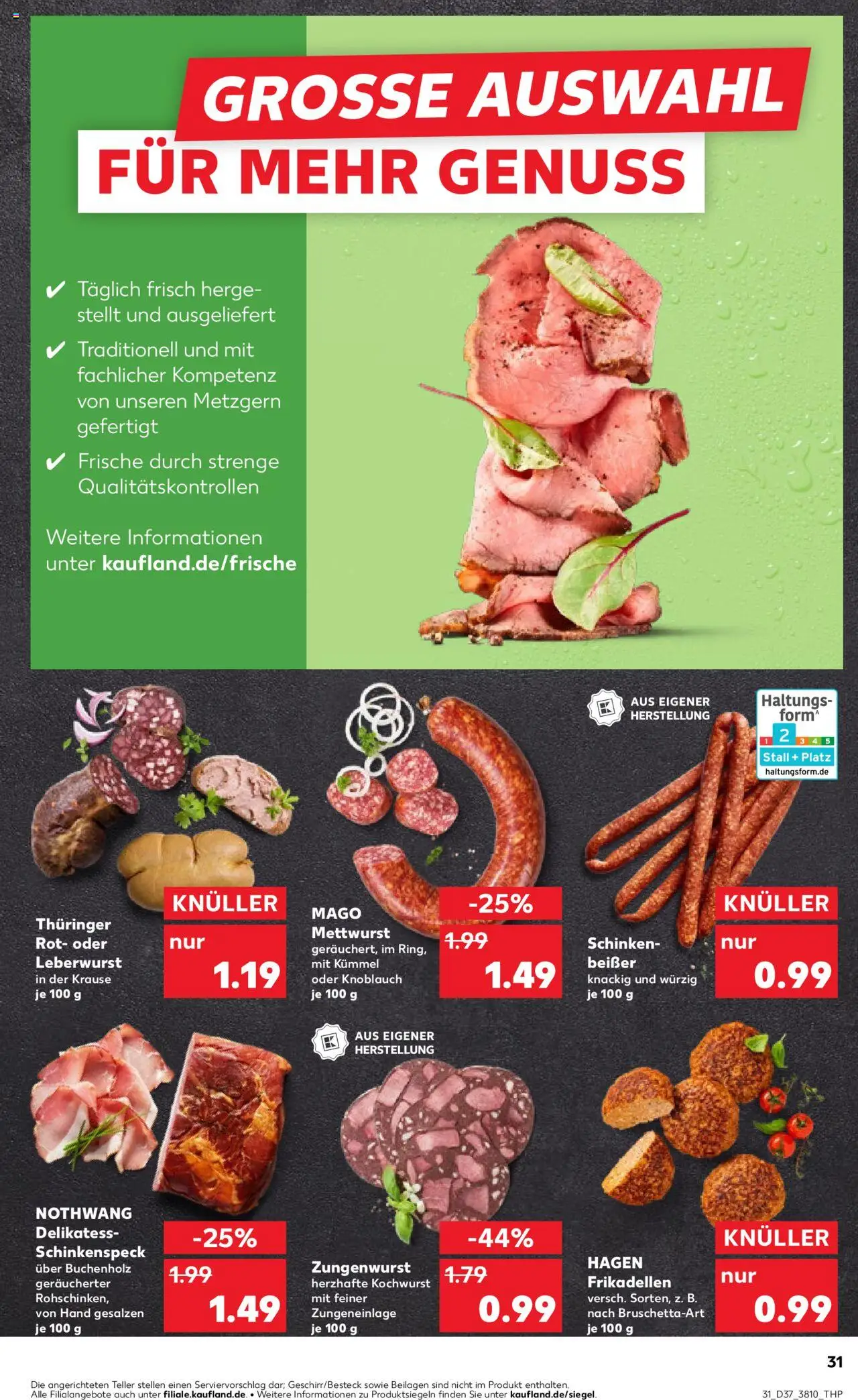 Kaufland prospekt Berlin	 – gültig ab 14.09.2025 | Seite: 31 | Produkte: Knoblauch, Schinken