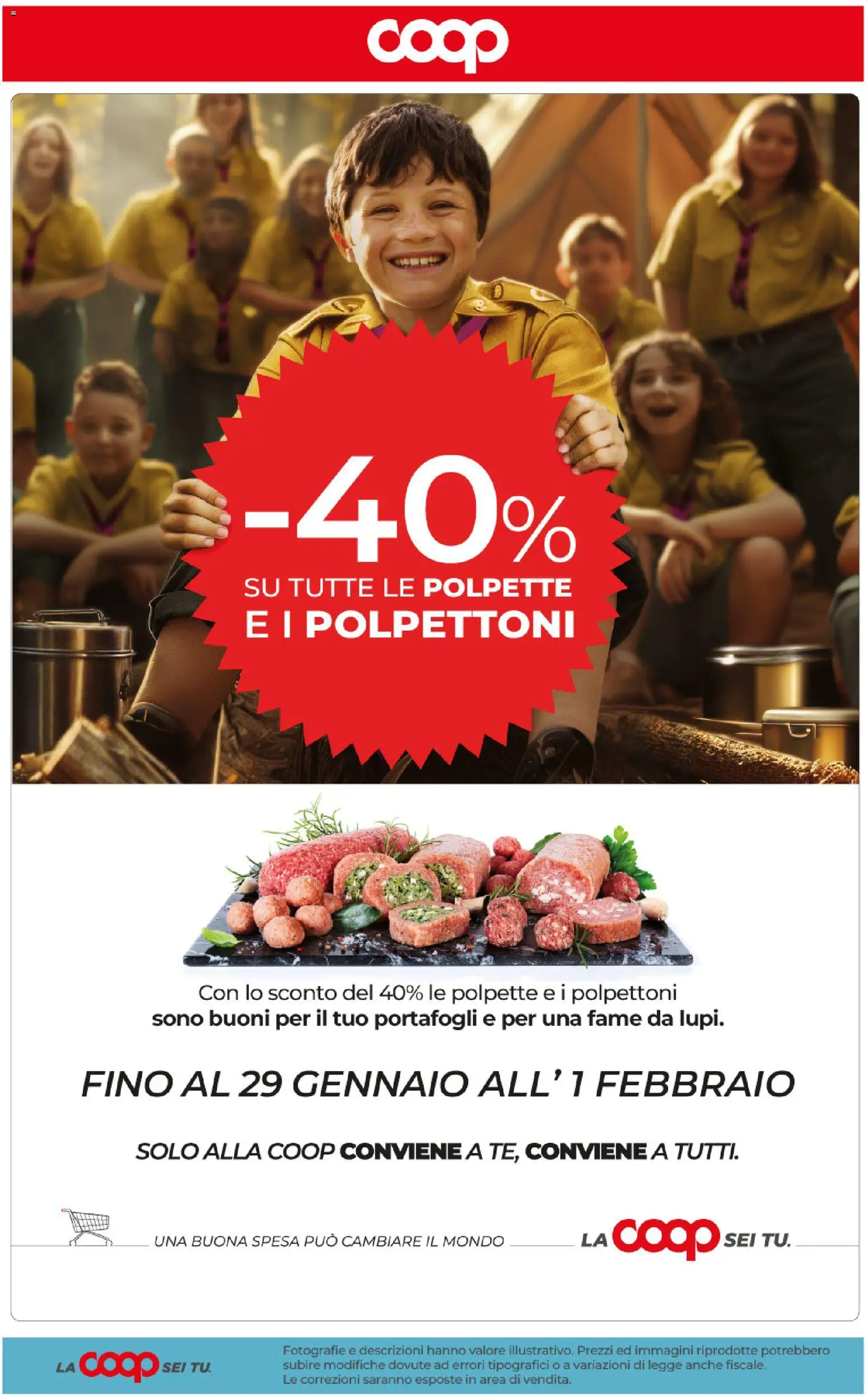 Volantino COOP del 27.01.2026 | Pagina: 44 | Prodotti: Polpette