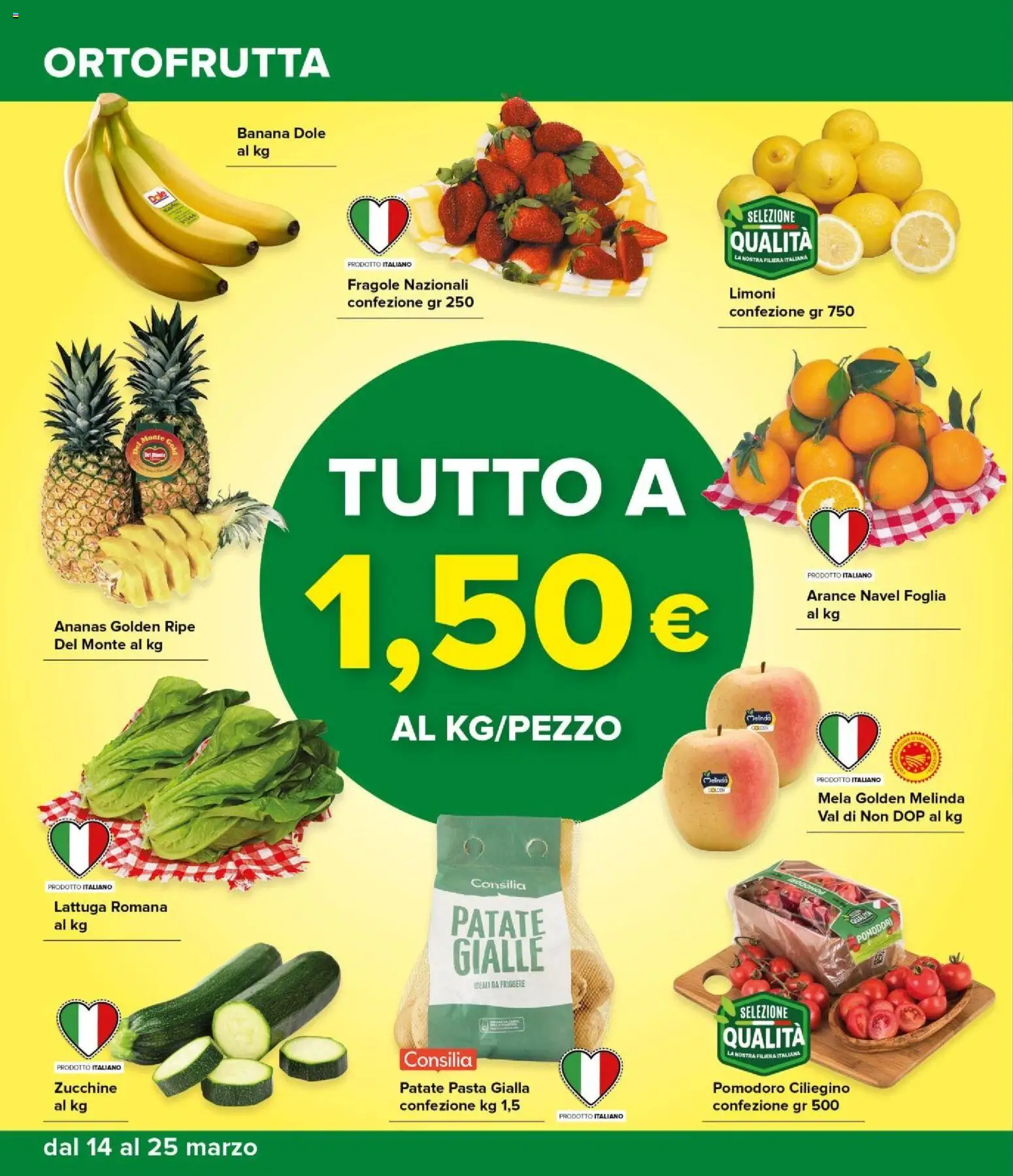 Volantino Tigre del 14.03.2026 | Pagina: 4 | Prodotti: Arance, Fragole, Pomodoro, Pomodori