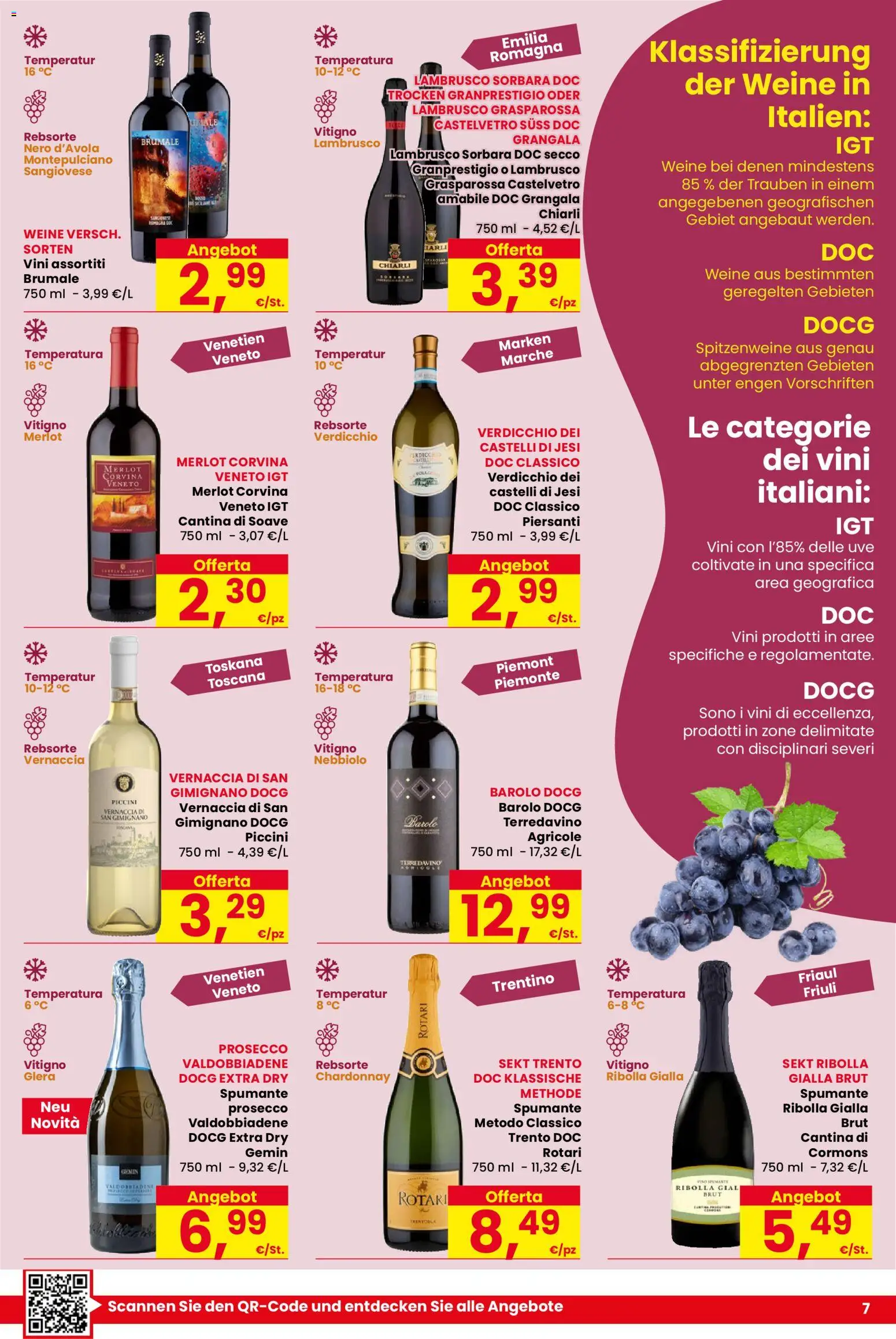 Volantino Despar del 21.04.2026 | Pagina: 7 | Prodotti: Prosecco, Spumante