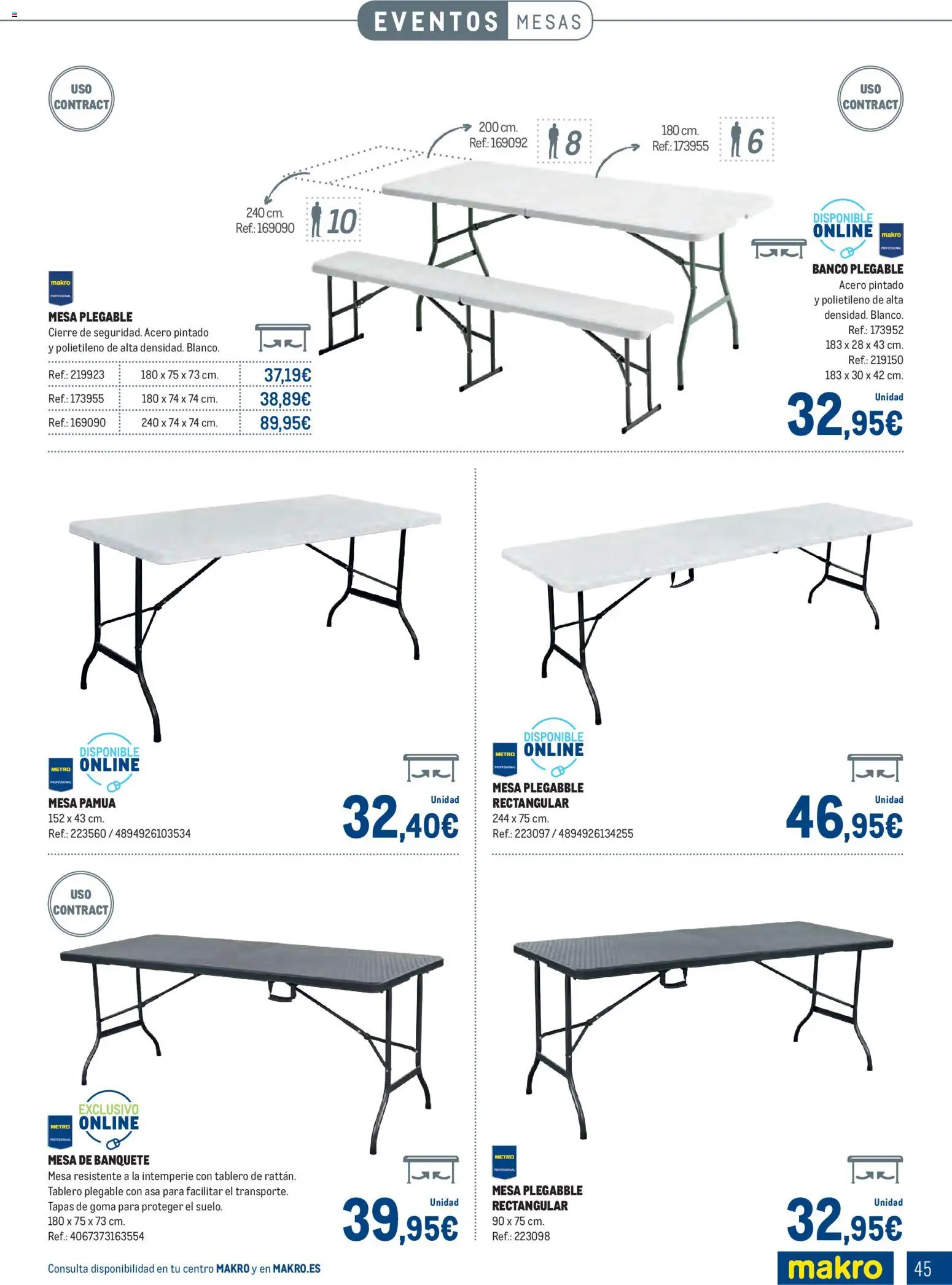 Makro - Especial Terrazas │ válido desde el 09.03.2026 | Página: 45 | Productos: Mesa