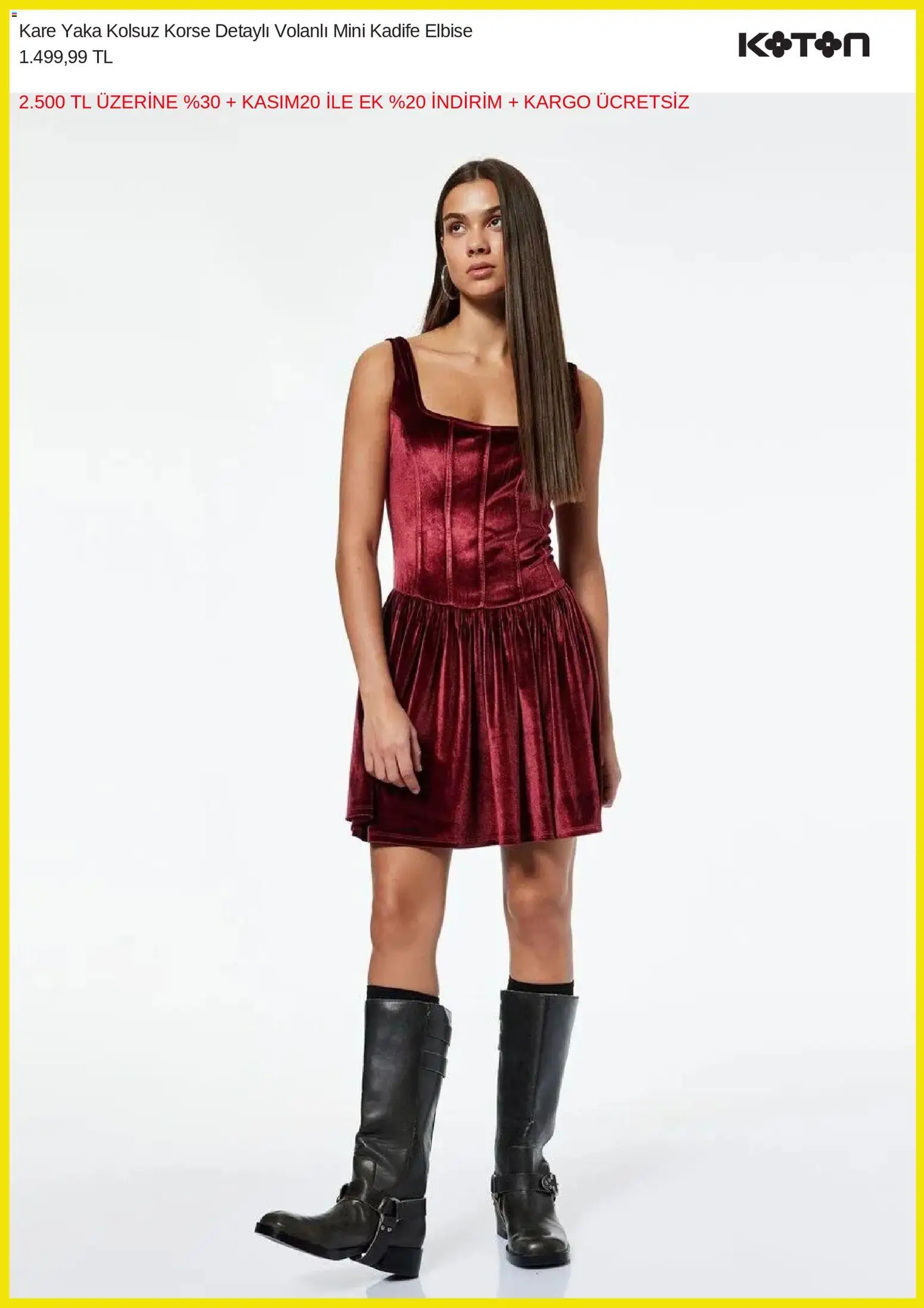 Koton Black Friday - 27.11.2025 tarihinden itibaren geçerlidir | Sayfa: 3 | Ürünler: Elbise