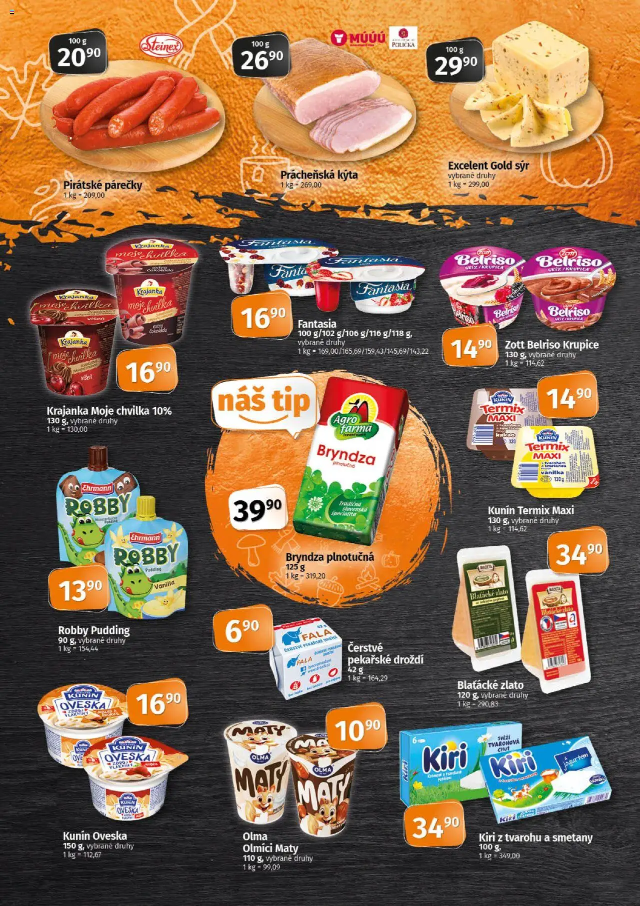 Coop leták - Tip Extra od 01.10.2025 | Strana: 2 | Produkty: Polička, Krupice, Kakao, Bryndza