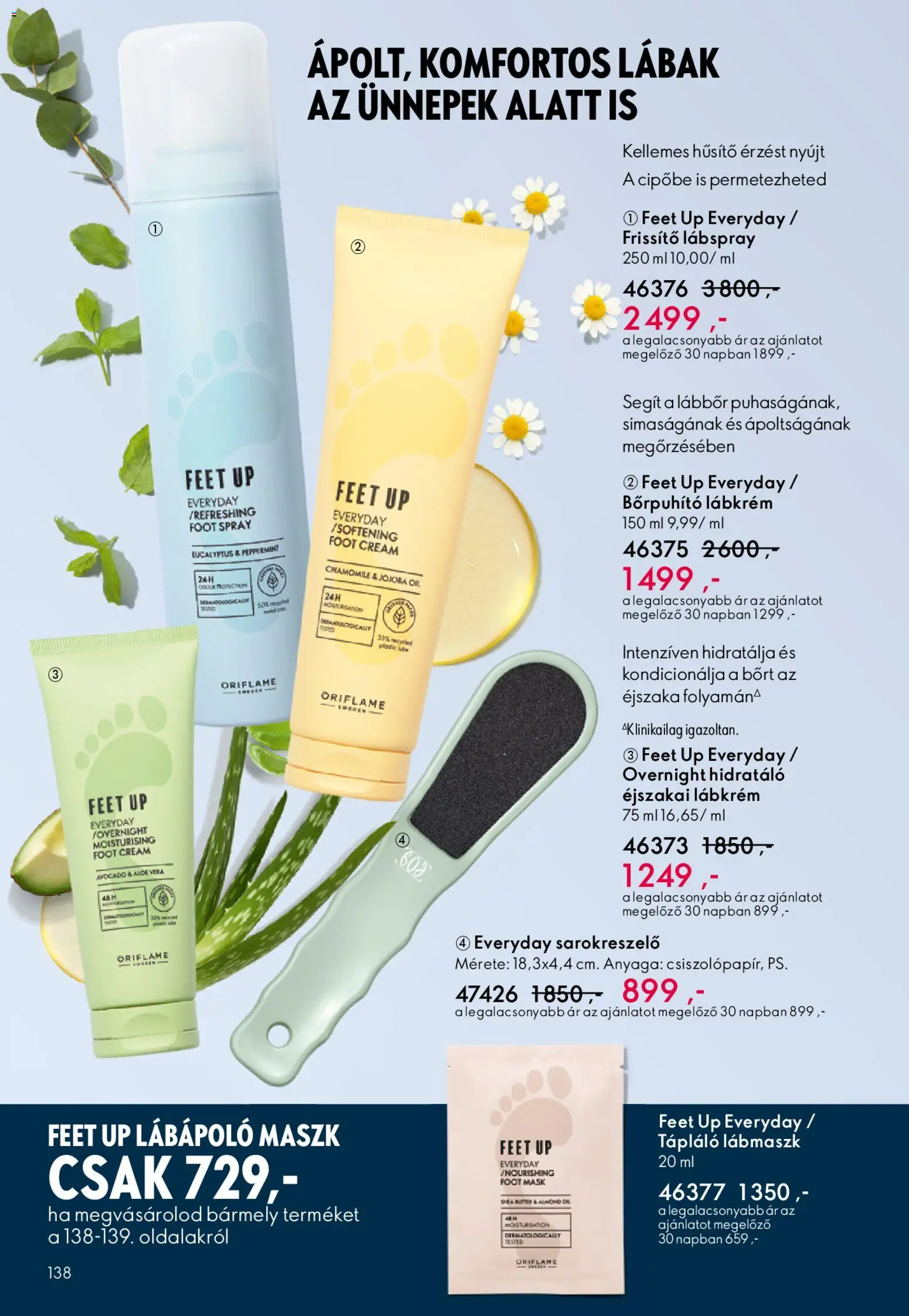 Oriflame akciós ujság - amely érvényes a következő dátumtól: 03.12.2025 | Oldal: 138 | Termékek: Maszk
