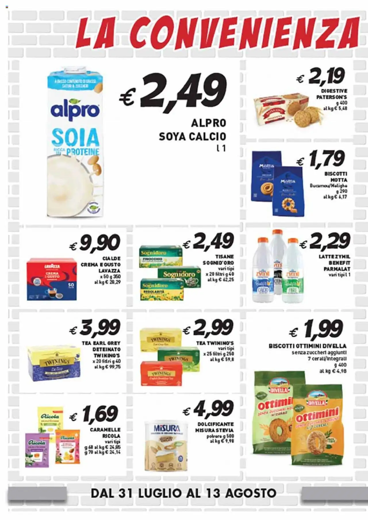 Volantino Coal del 31.07.2025 | Pagina: 4 | Prodotti: Dolcificante, Caramelle, Biscotti, Lavazza