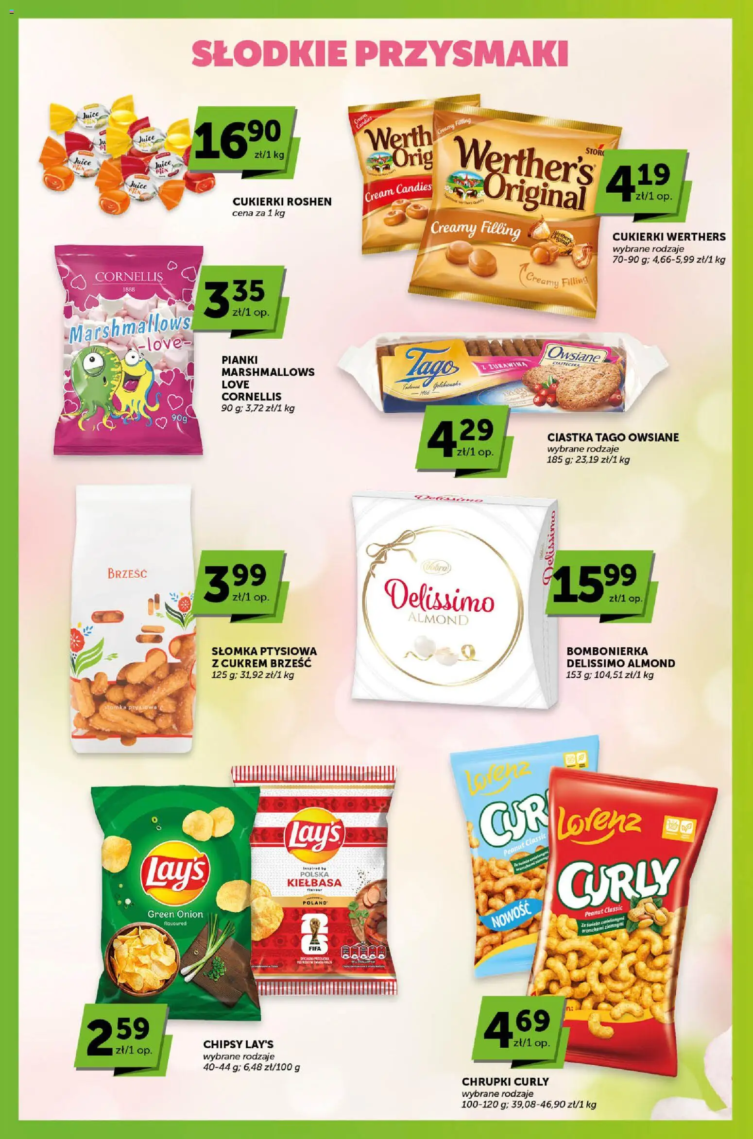 Groszek gazetka - Sprawdź, co więcej od 16.04.2026 | Strona: 5 | Produkty: Słomka ptysiowa, Cukierki, Ciastka, Ciasteczka