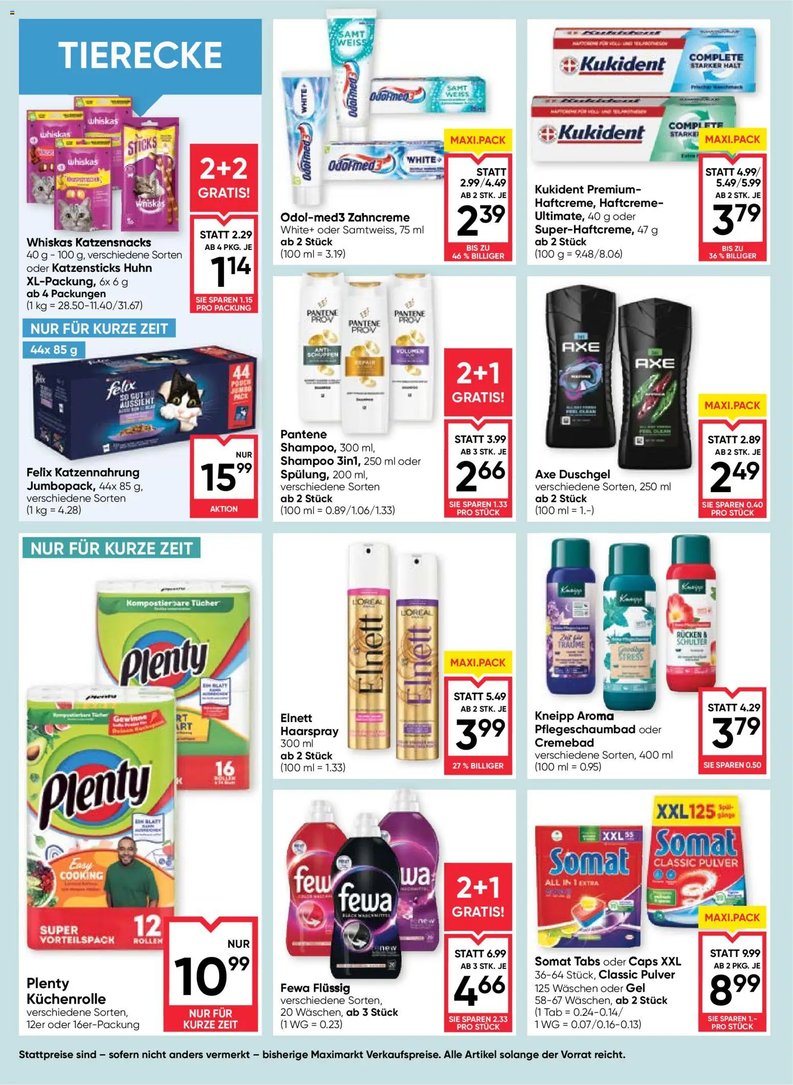Maximarkt Flugblatt gültig ab 12.02.2026 | Seite: 16 | Produkte: Shampoo, Haarspray, Duschgel