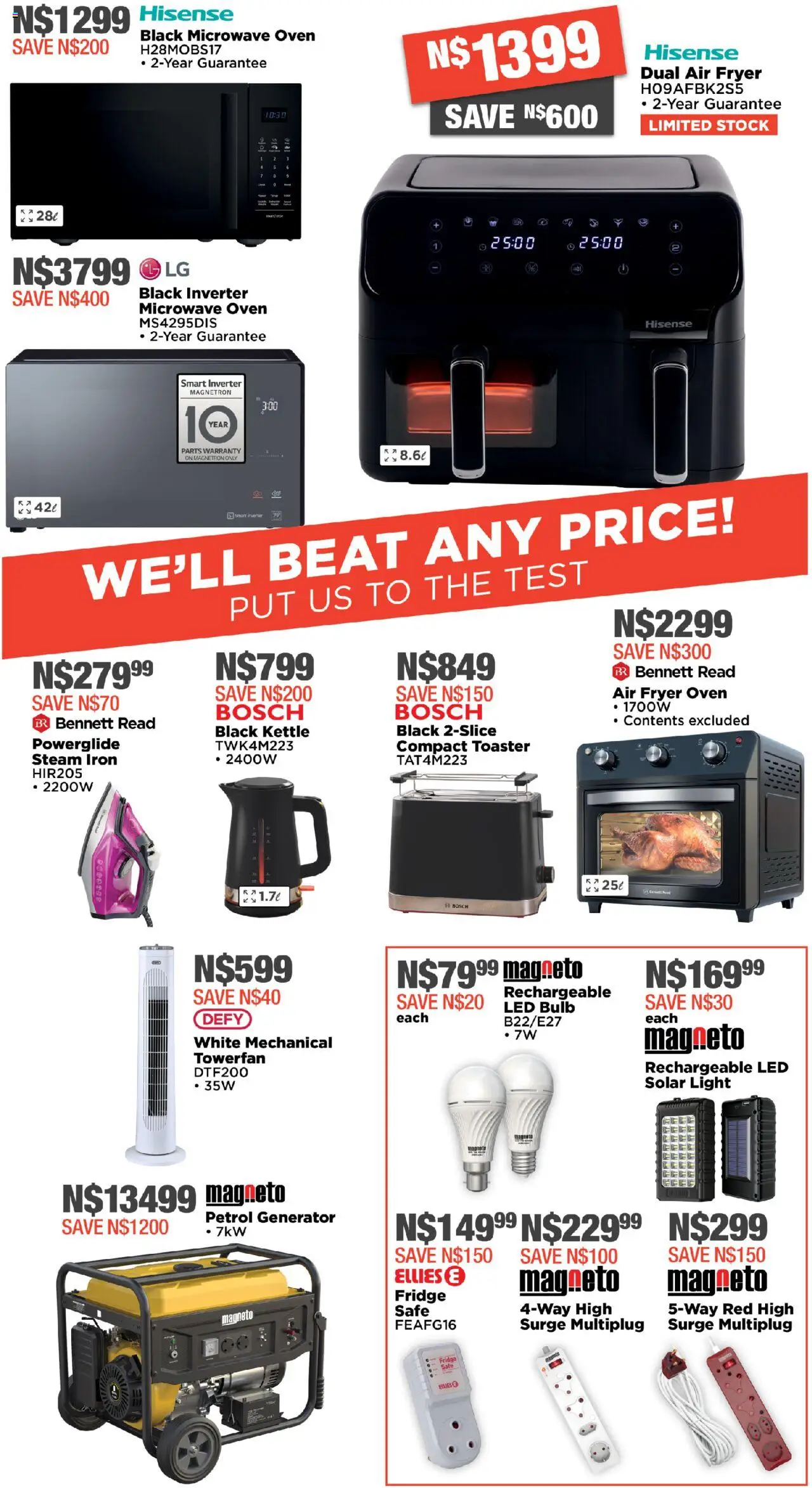 New House and Home catalogue – valid from 06.10.2025 | Page: 4 | Products: Kettle, Iron, Fryer, Microwave