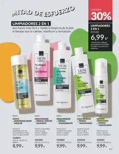 Vista previa Catálogo AVON campaña 3 válido desde el 01.03.2026 | Página: 131 | Productos: Agua micelar, Desmaquillador, Aceite, Tónico matificante