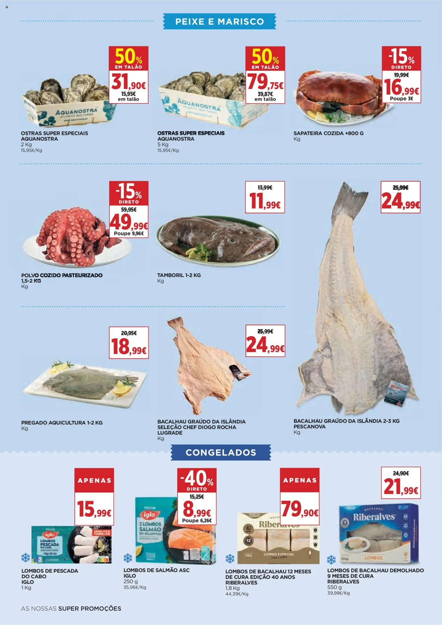 El Corte Ingles folheto │ válido de 05.12.2025 | Página: 6 | Produtos: Ostras, Polvo, Tamboril, Sapateira