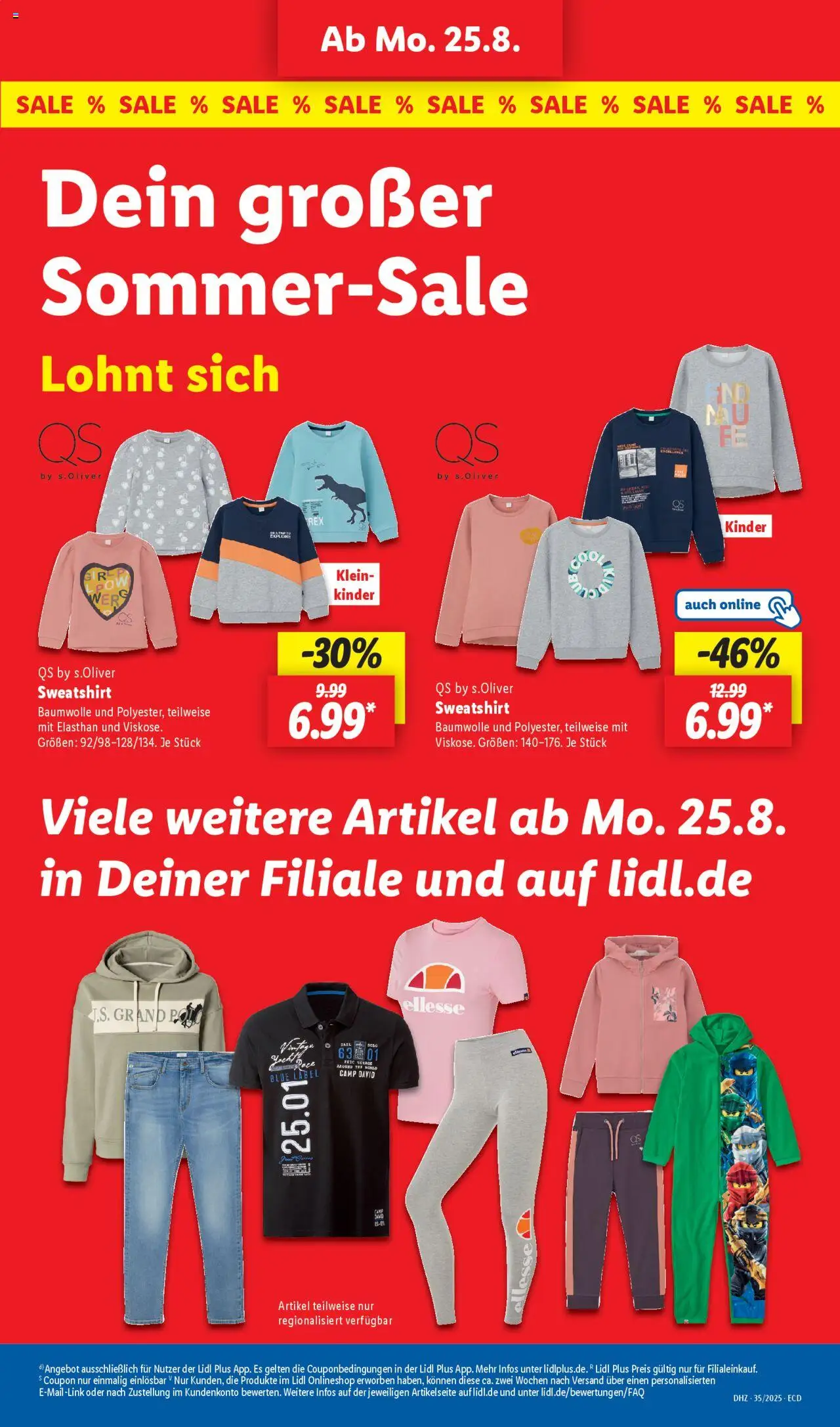 Lidl Prospekt 	 - gültig ab dem 25.08.2025 | Seite: 31 | Produkte: Sweatshirt