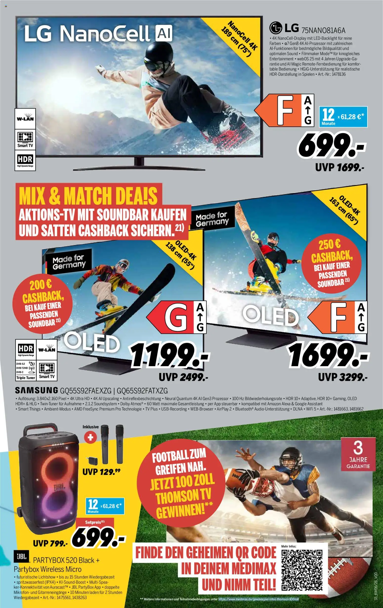 Medimax Prospekt 	 – gültig ab 31.01.2026 | Seite: 5 | Produkte: Mikrofon, Smart TV, Soundbar, TV