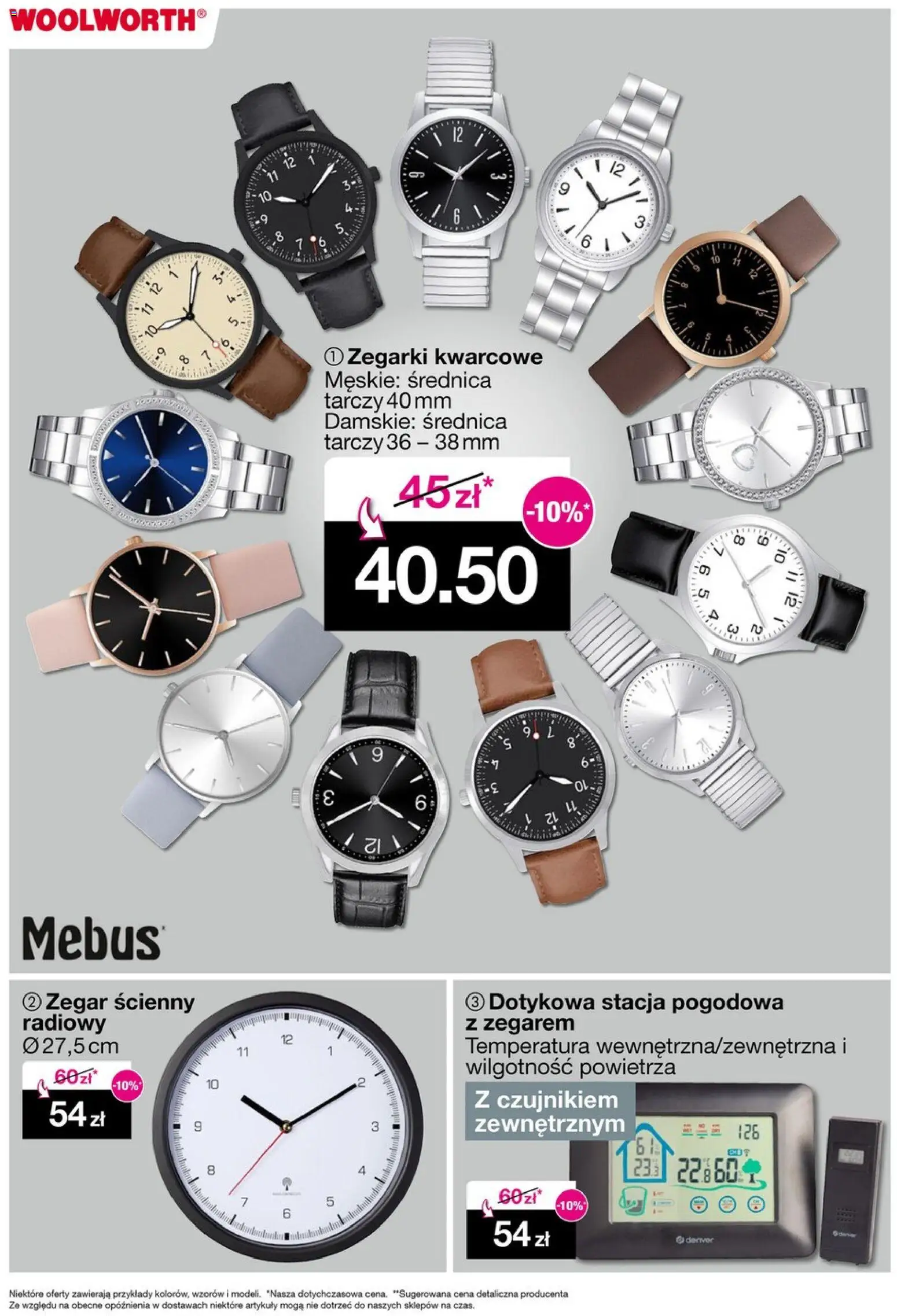 Woolworth Gazetka od 31.10.2025 | Strona: 11 | Produkty: Stacja pogodowa, Zegar