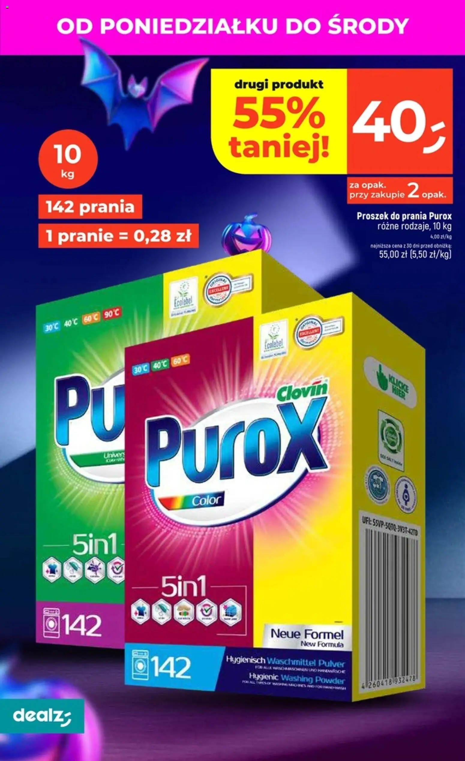 Dealz Gazetka od 23.10.2025 | Strona: 46 | Produkty: Proszek do prania