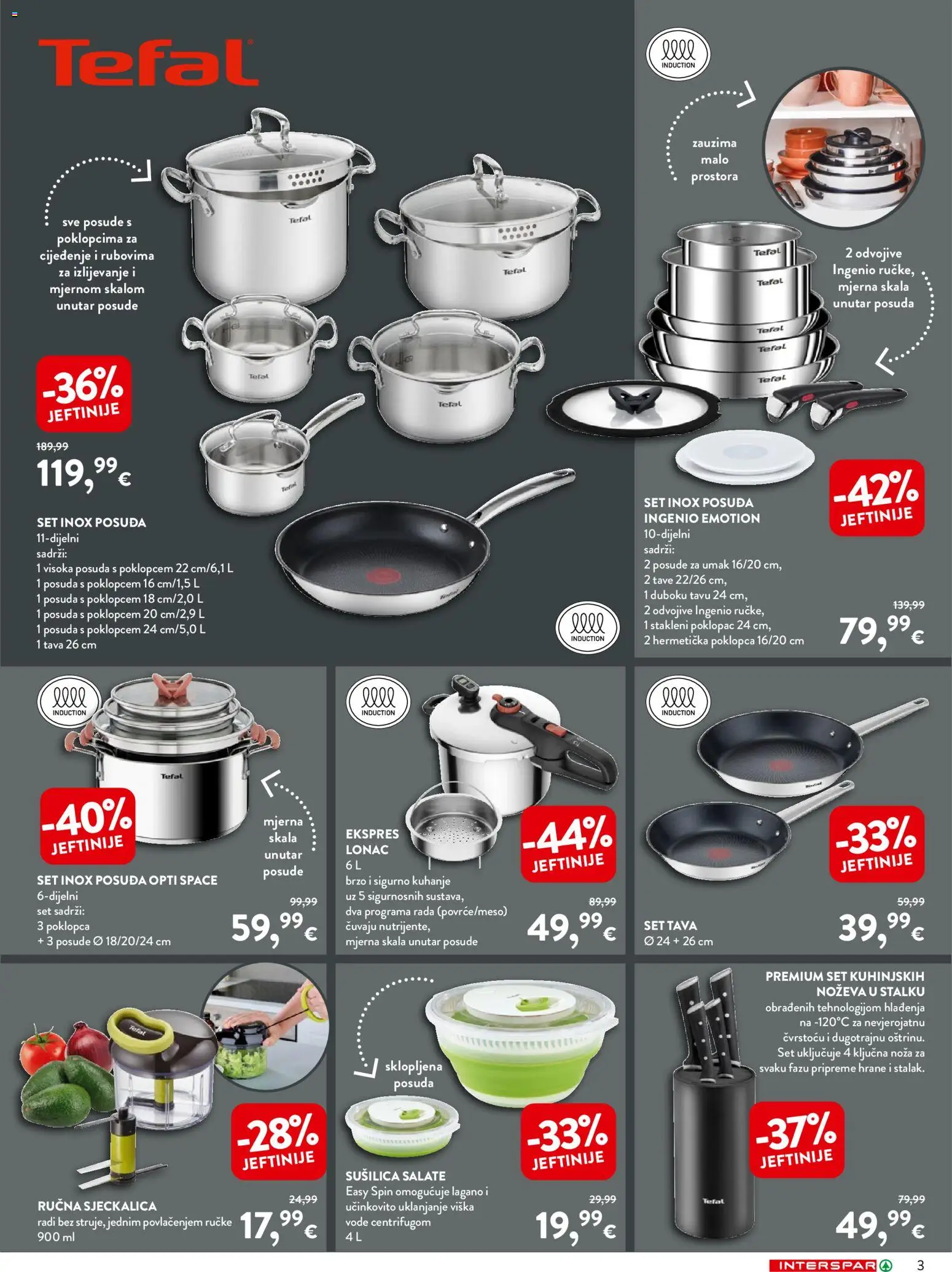 Interspar katalog | vrijedi od 04.03.2026 | Stranica: 3 | Proizvodi: Umak, Sjeckalica, Tava, Sušilica