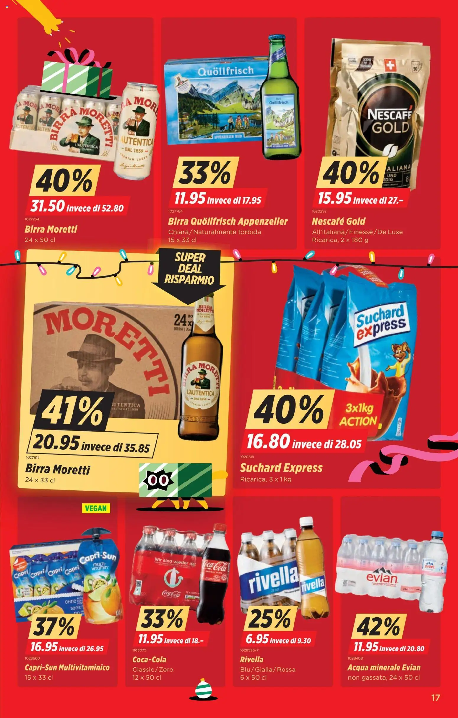 Denner Aktionen IT – gültig ab 25.11.2025 | Seite: 17 | Produkte: Coca Cola, Bier