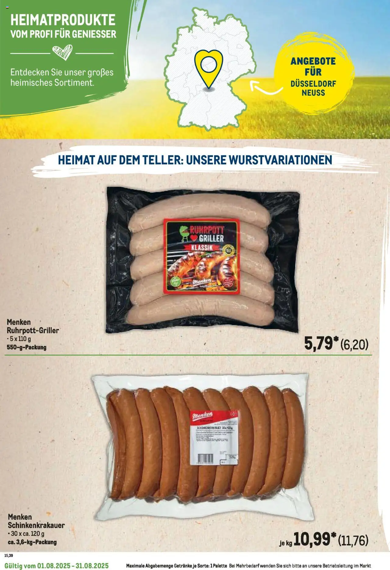 Metro Regionaler Flyer - gültig ab dem 01.08.2025 | Seite: 70 | Produkte: Griller