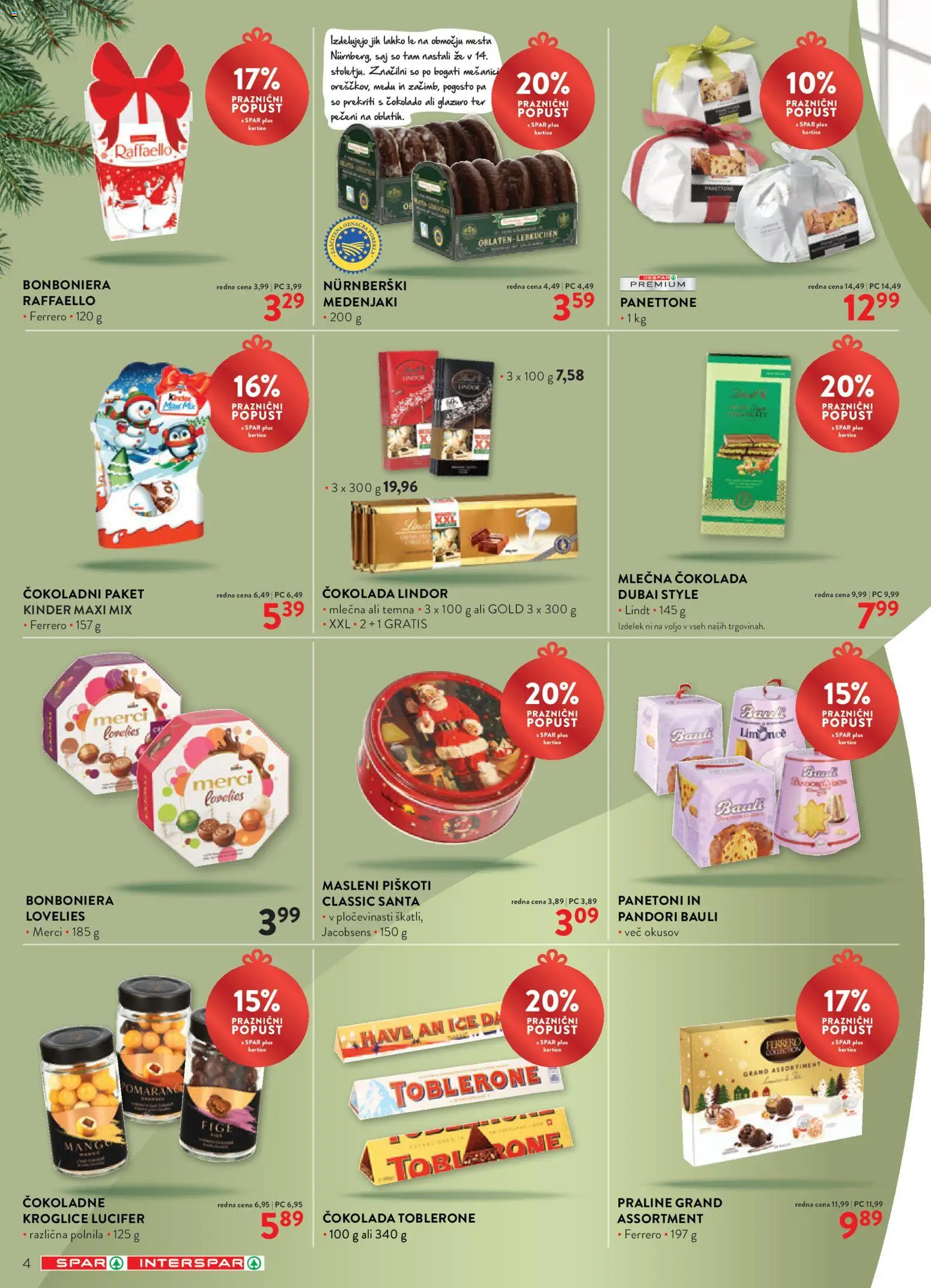 Novi Spar katalog ponudbe – veljaven od 26.11.2025 | Stran: 4