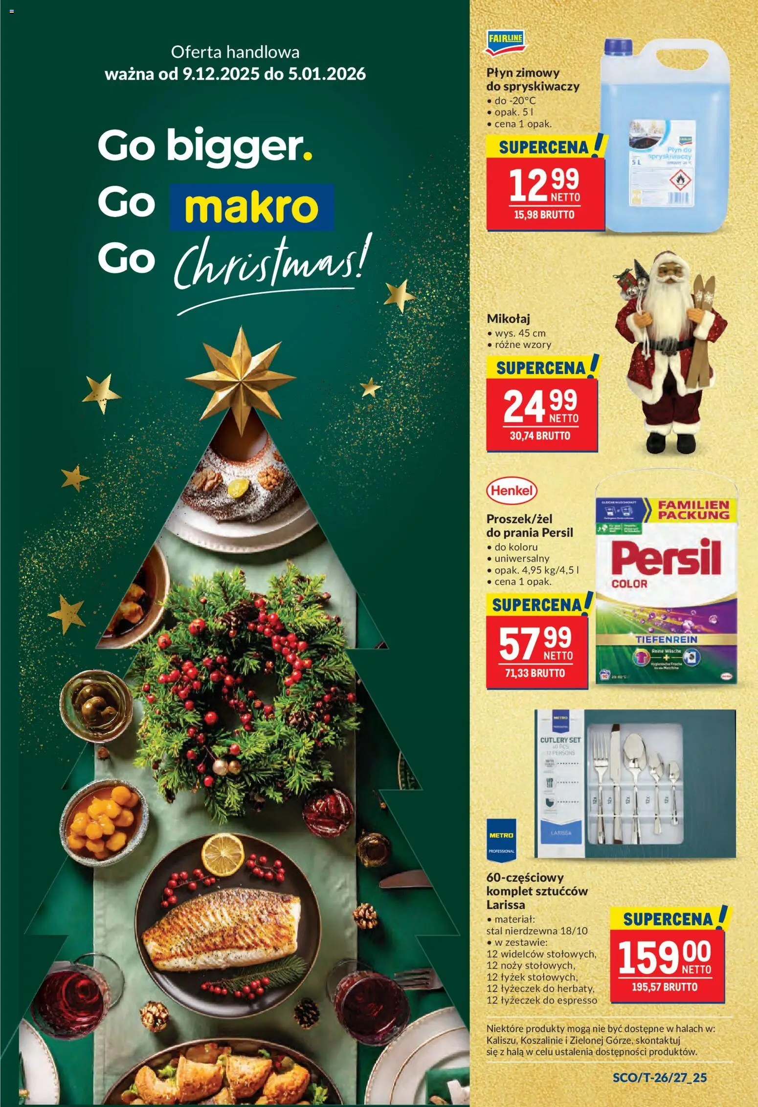 Makro Gazetka od 09.12.2025 | Strona: 1 | Produkty: Persil, Płyn do spryskiwaczy