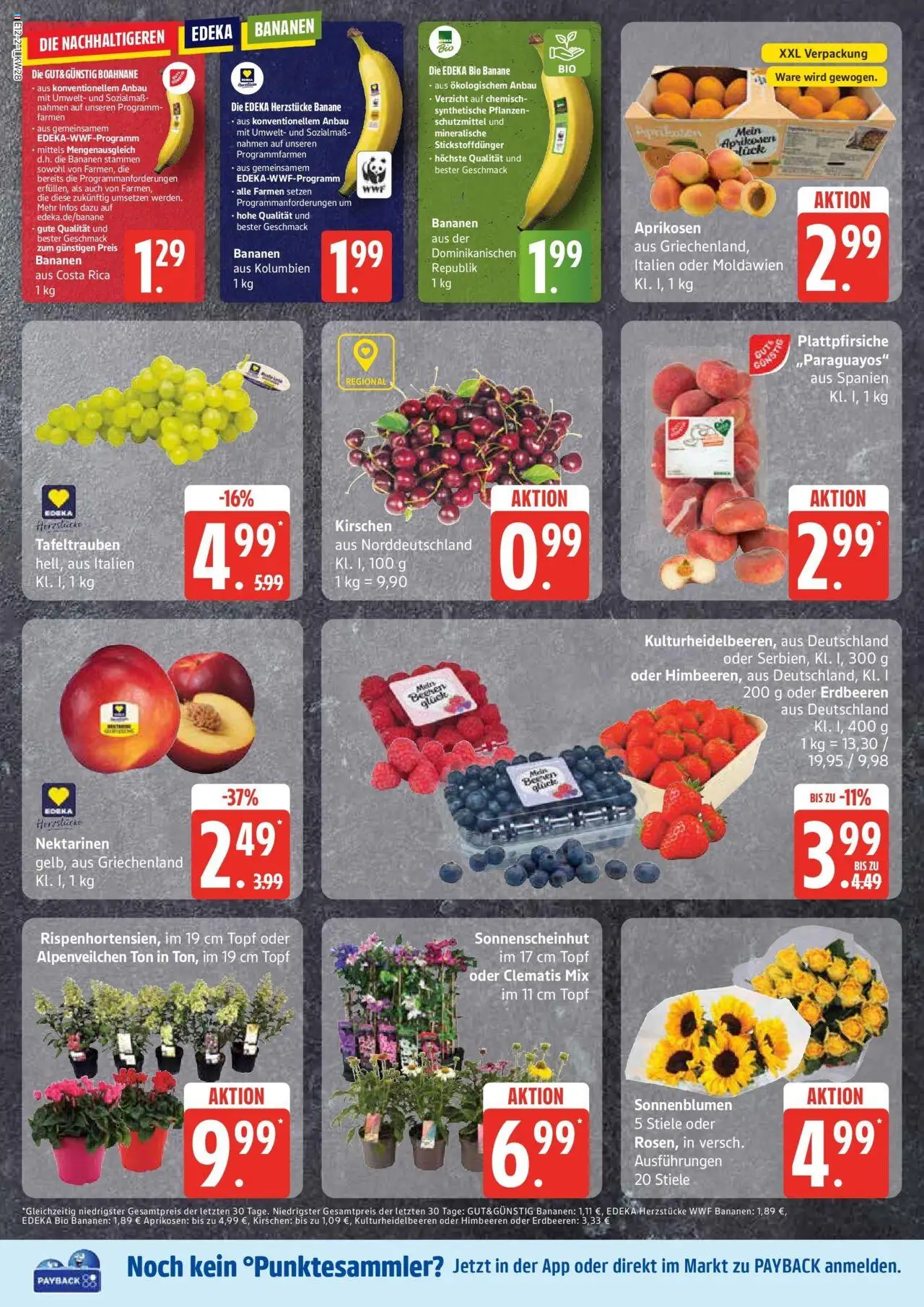 Edeka prospekt Ammersbek	 - gültig ab dem 06.07.2025 | Seite: 2 | Produkte: Himbeeren, Nektarinen, Bananen, Erdbeeren