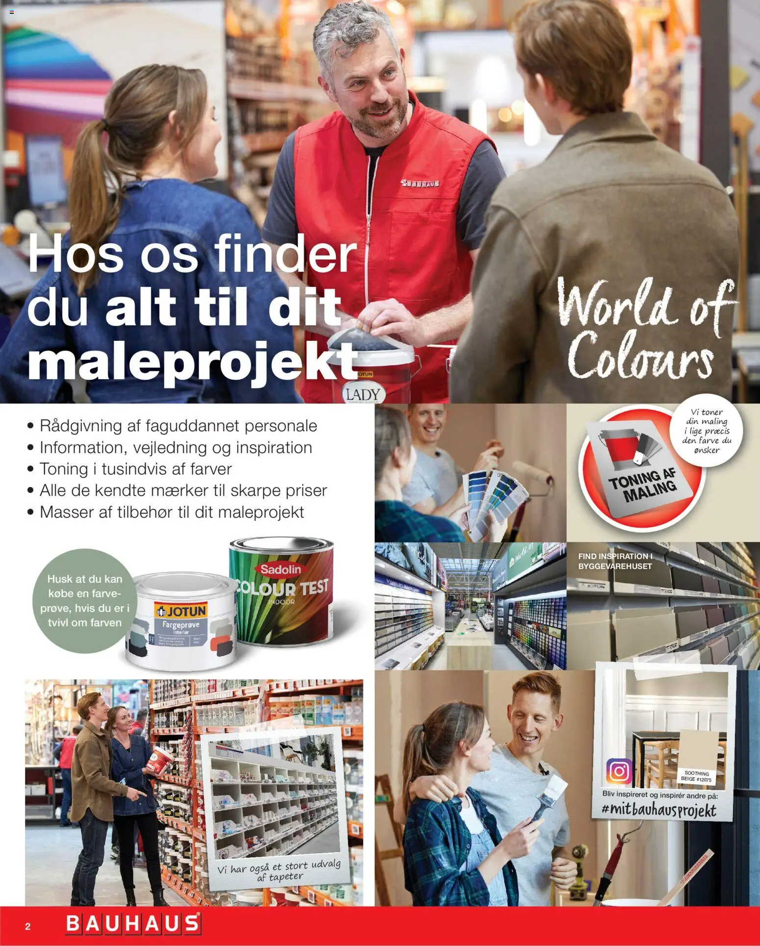 Bauhaus tilbudsavis – gyldig fra 27.12.2025 | Side: 2 | Produkter: Maling