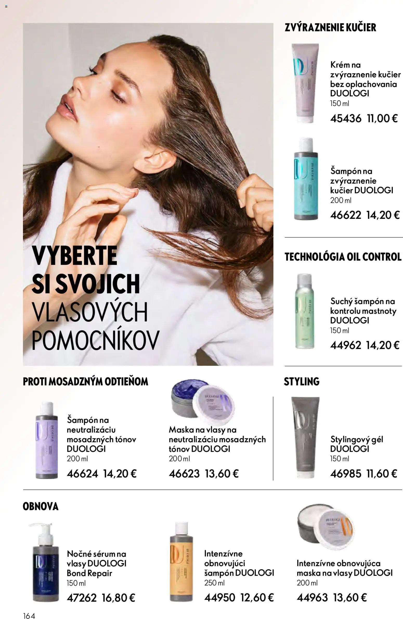 Nové Oriflame akcie – leták je platný od 11.02.2026 | Strana: 164 | Produkty: Šampón, Maska na vlasy, Maska, Krém