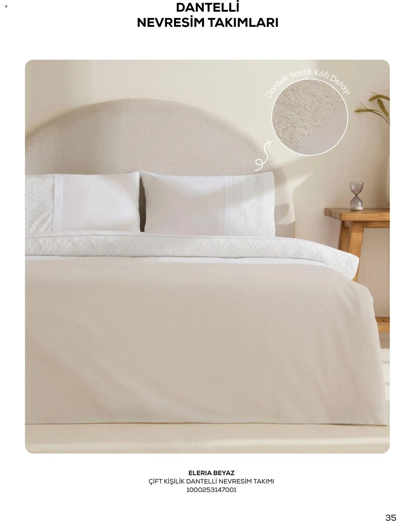 Karaca Home - Katalog Sezonsuz Karaca Home Şıklığı - İlkbahar / Yaz 2026 - 01.03.2026 tarihinden itibaren geçerlidir | Sayfa: 35 | Ürünler: Nevresim, Nevresim takımları