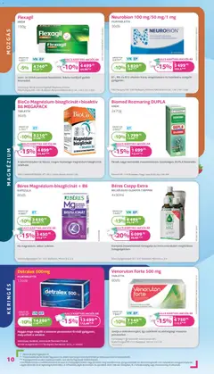 Kulcs Patika Akciós újság - amely érvényes a következő dátumtól: 01.02.2026 | Oldal: 10 | Termékek: Béres csepp