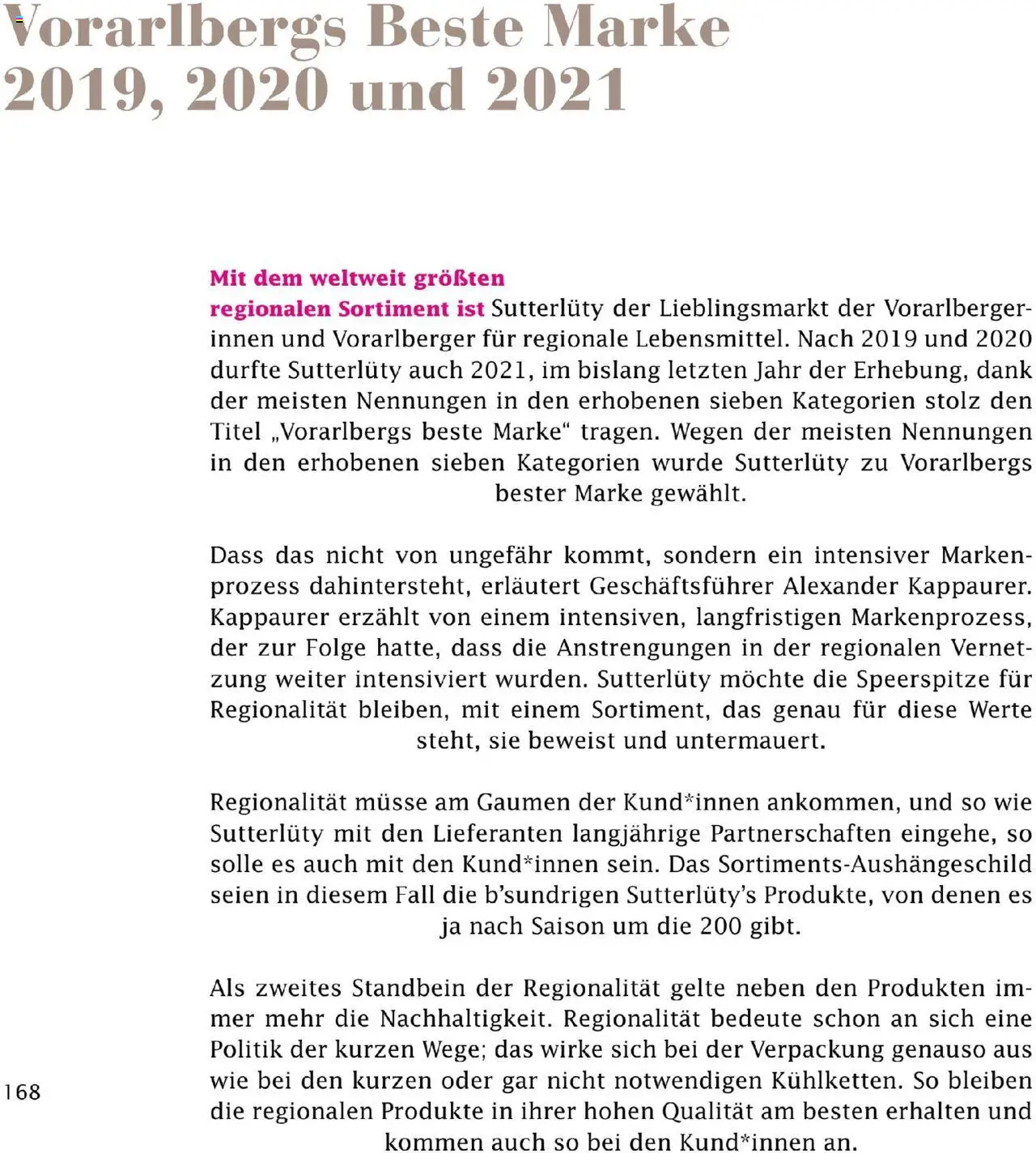 Sutterlüty Unsere Chronik gültig ab 01.08.2025 | Seite: 168