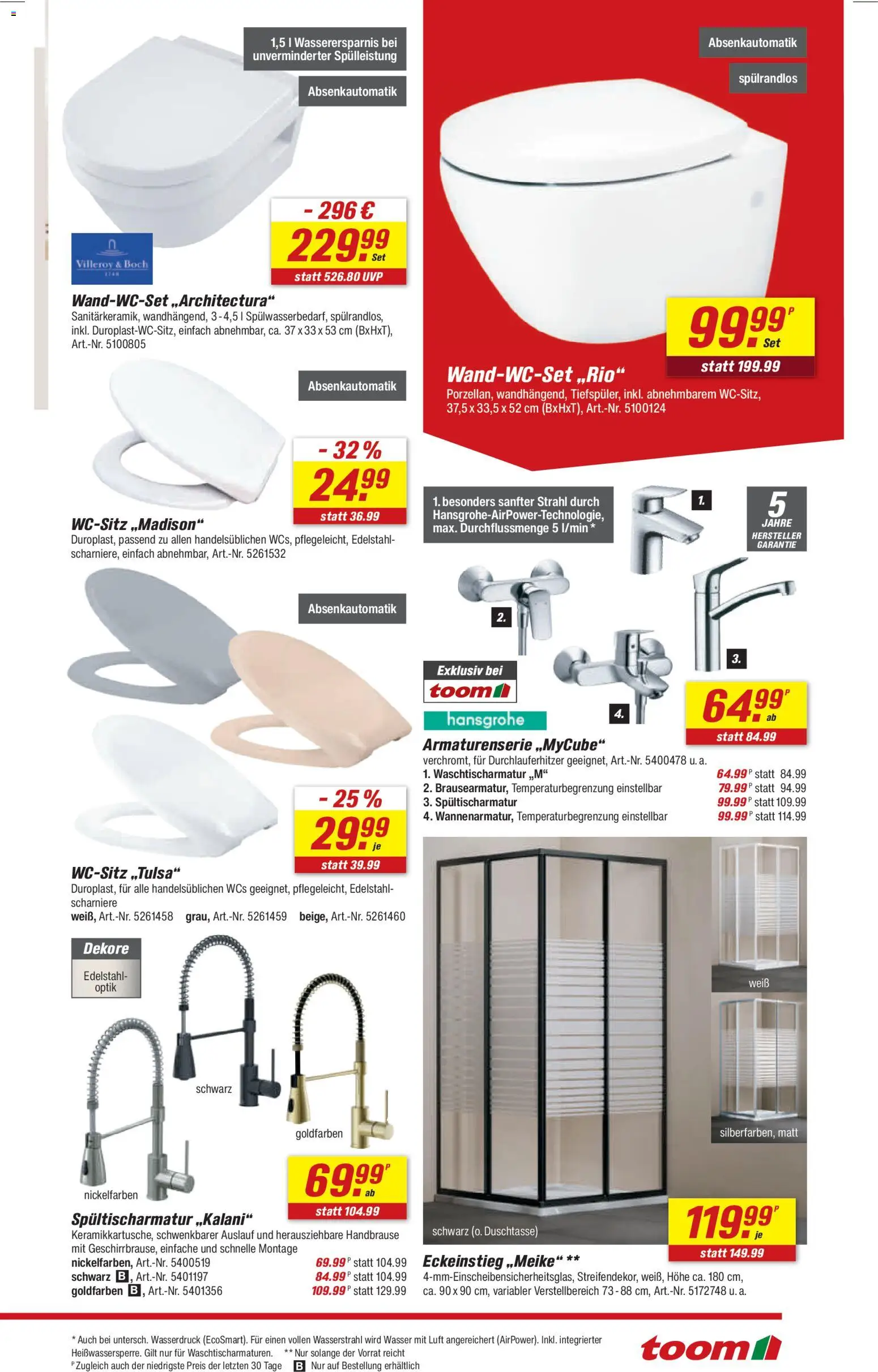 Toom Baumarkt Prospekt 	 – gültig ab 24.01.2026 | Seite: 7 | Produkte: Wasser
