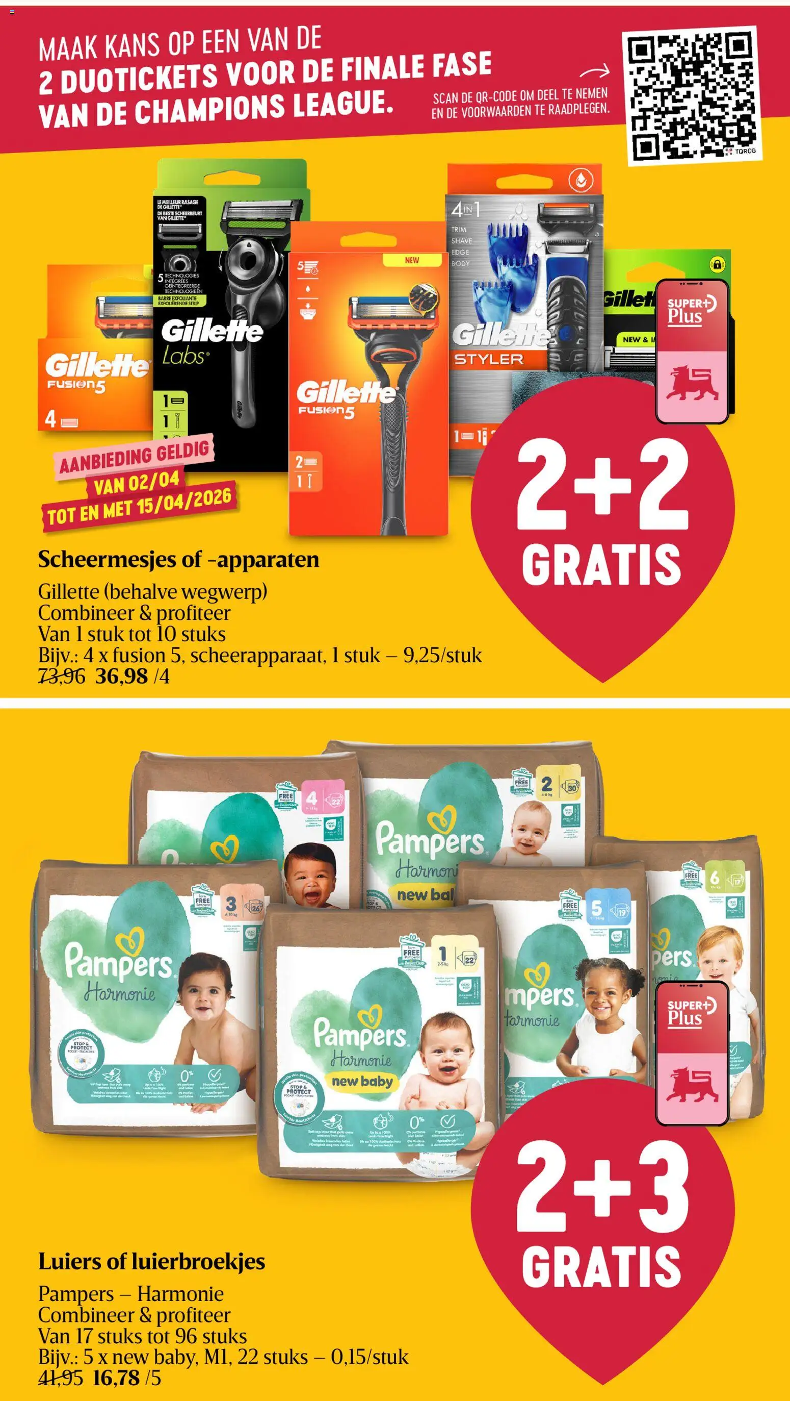 {H1} | Pagina: 44 | Producten: Scheerapparaat, Pampers, Bal