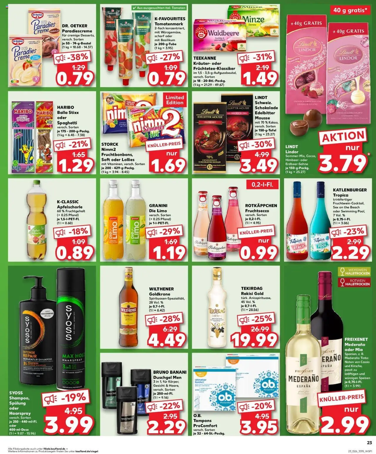 Kaufland prospekt Eisenach	 - gültig ab dem 29.06.2025 | Seite: 2 | Produkte: Freixenet, Weißwein halbtrocken, Haarspray, Teekanne