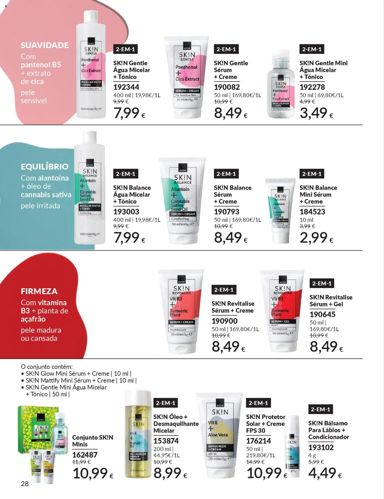 Catálogo Avon Campanha 1 │ válido de 01.01.2026 | Página: 28 | Produtos: Toner, Sérum, Óleo, Creme