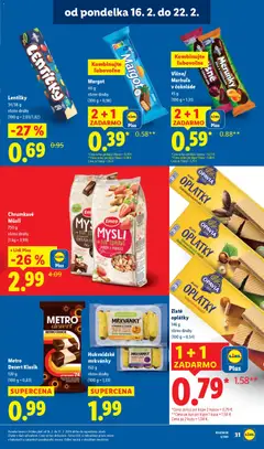 Lidl leták platný od 16.02.2026 | Strana: 33 | Produkty: Čokoláda, Jahody, Mandle