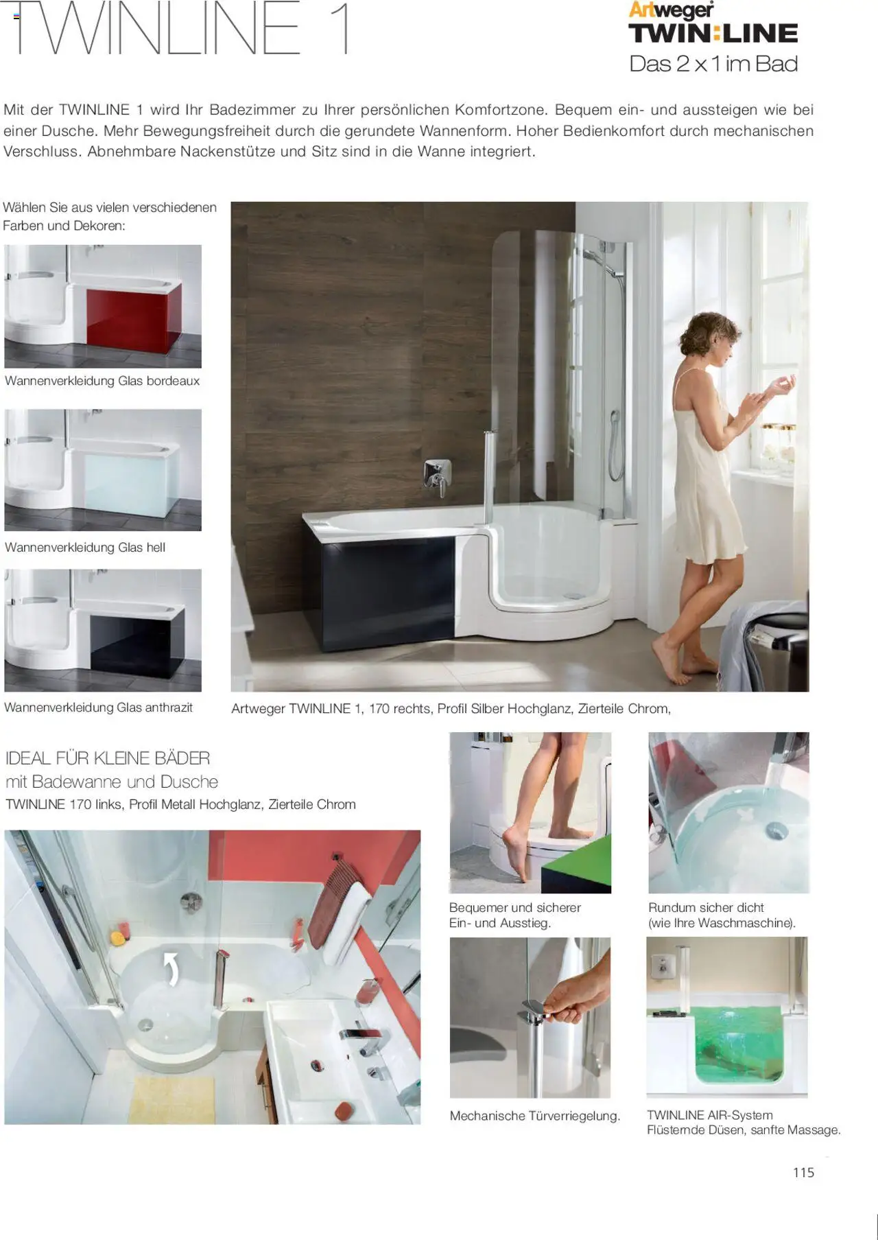 Fust Badezimmermagazin ab 05.05.2025 | Seite: 115 | Produkte: Bad, Dusche