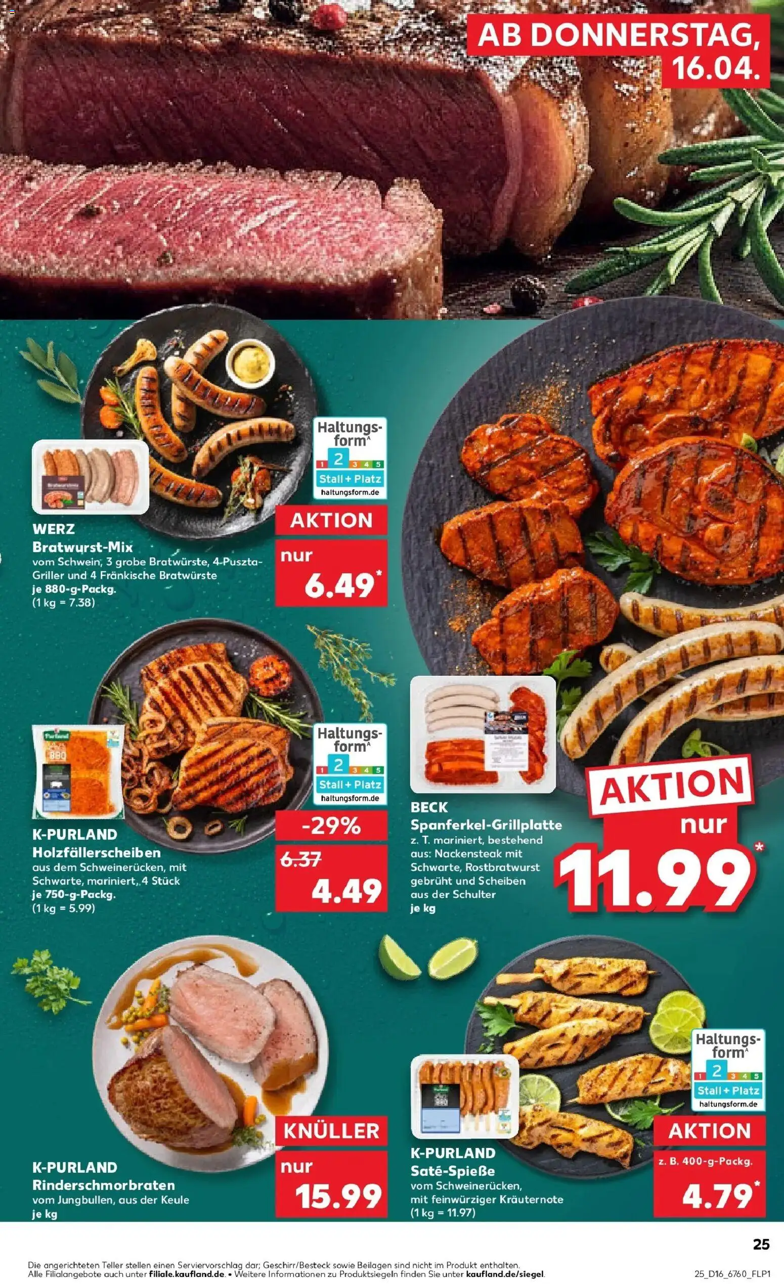 Kaufland Prospekt Bamberg	 – gültig ab 16.04.2026 | Seite: 25 | Produkte: Griller