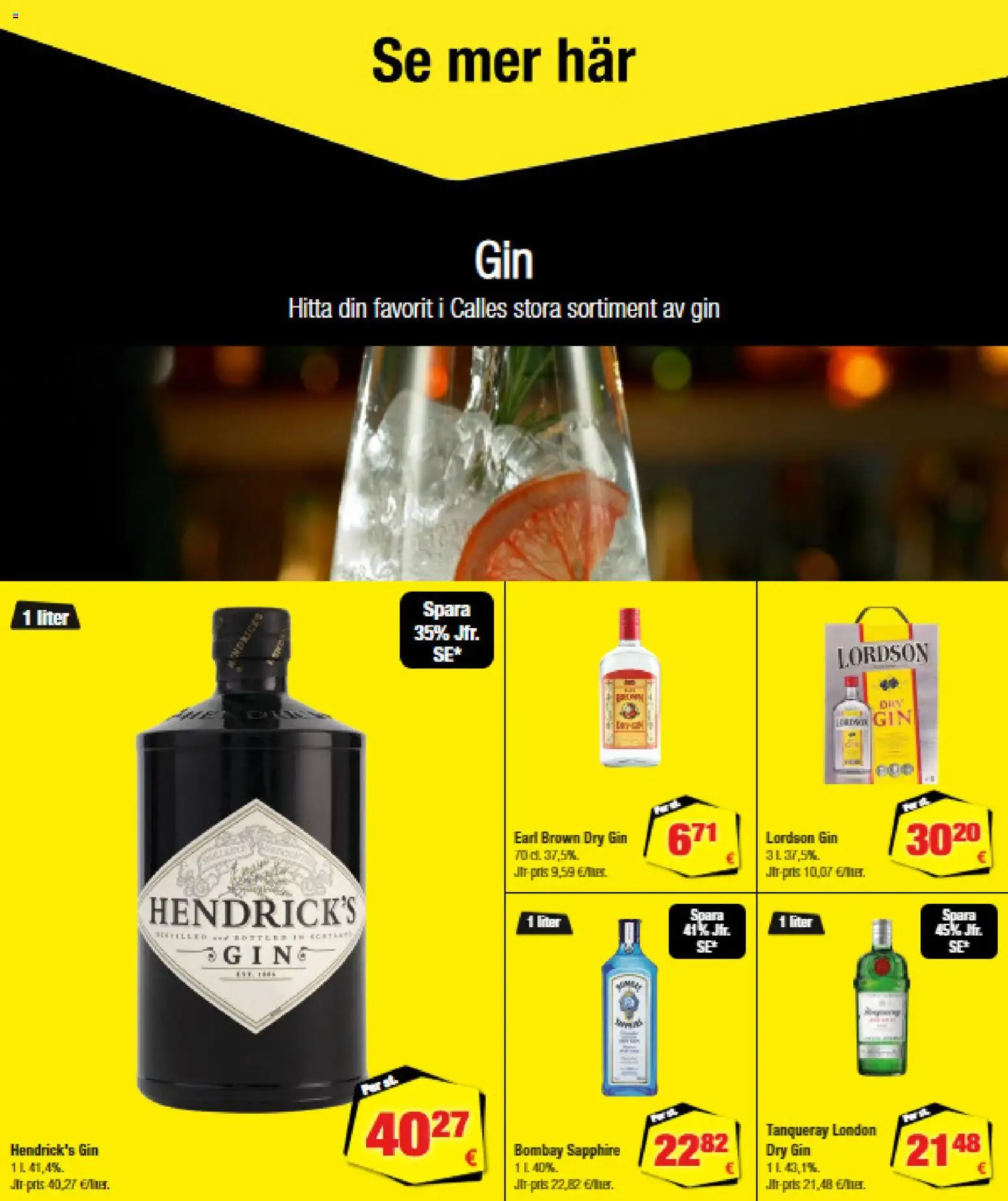 Calle tilbudsavis – gyldig fra 02.01.2026 | Side: 7 | Produkter: Gin