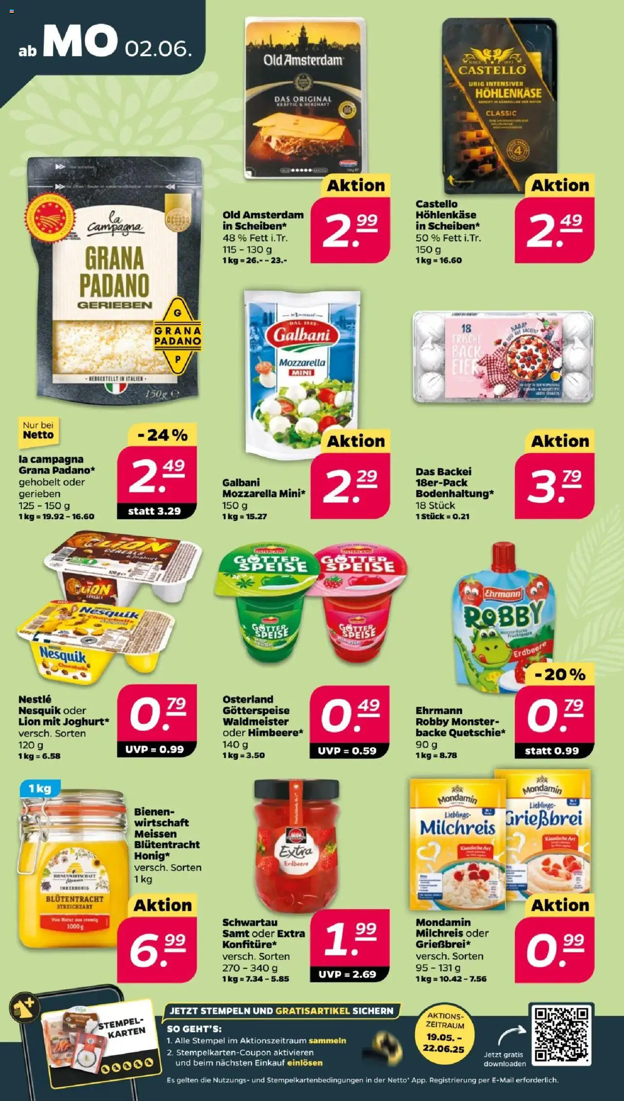 Netto Prospekt 	 - gültig ab dem 02.06.2025 | Seite: 10 | Produkte: Nesquik, Schwartau samt, Mozzarella, Monster