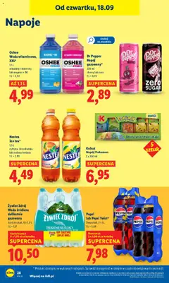 Pepsi lub Pepsi Twist*, Dwusztuk, 2 x 1 L od 18.09.2025 | Strona: 32