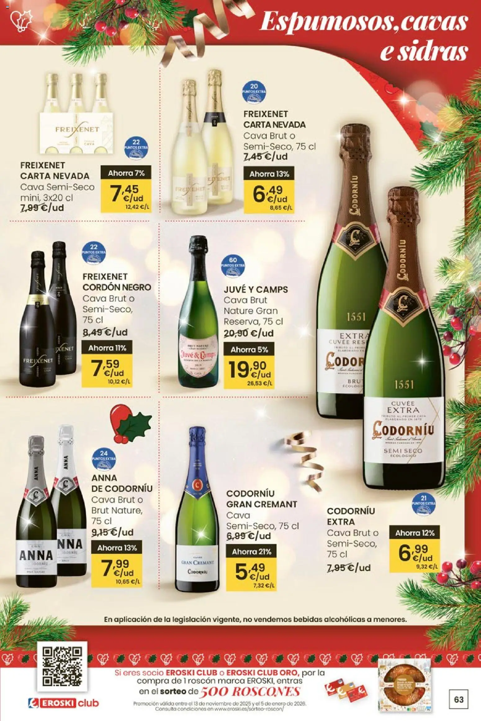Eroski - Nadal │ válido desde el 18.12.2025 | Página: 63