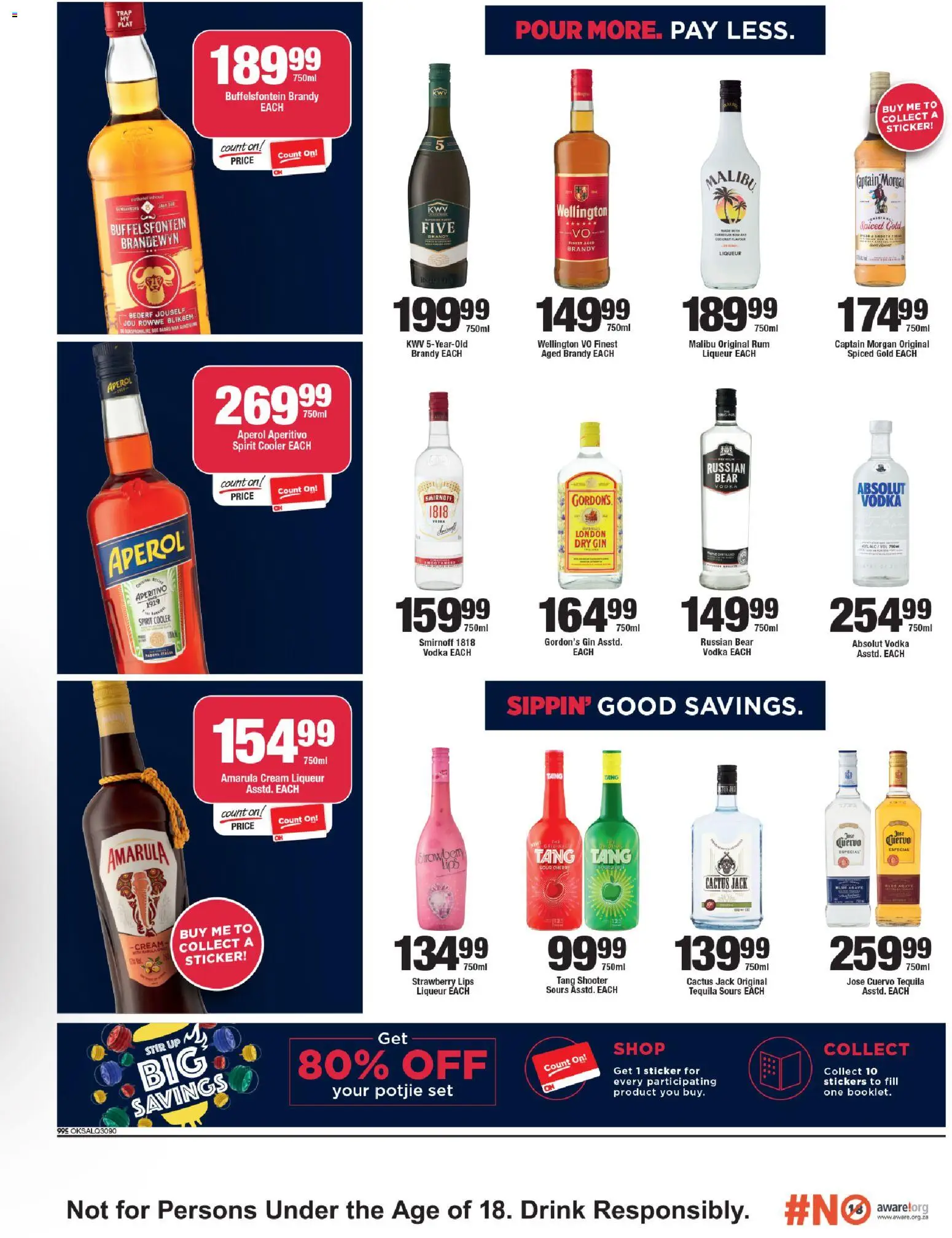 New OK Foods catalogue – valid from 24.10.2025 | Page: 2 | Products: Brandy, Rum, Cream, Vodka