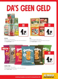JUMBO folder / publicité - Voorbeeld van een folder van JUMBO, geldig van 22.10.2025 | Pagina: 13 | Producten: Fles, Chips, Zak