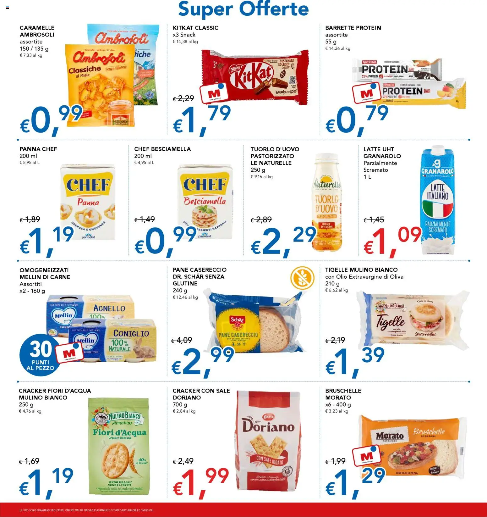 Volantino Migross del 12.02.2026 | Pagina: 8 | Prodotti: Caramelle, Panna, Besciamella, Agnello